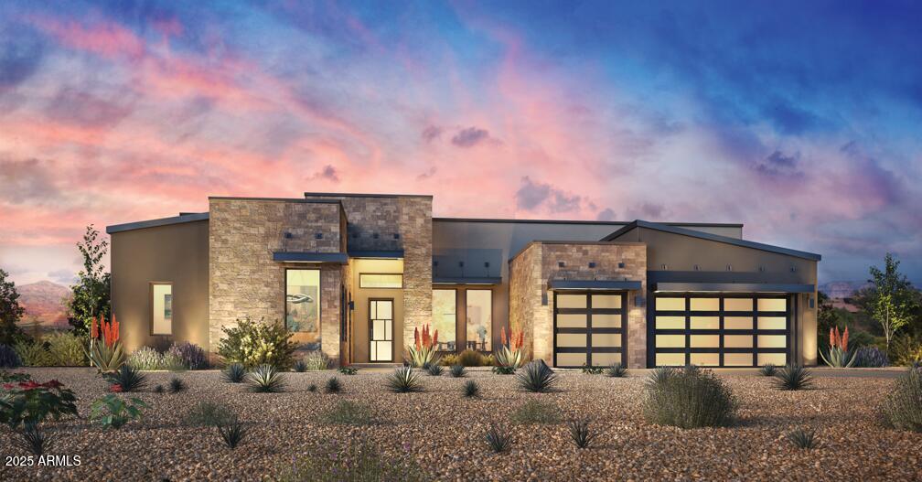 Exclusive hillside enclave of luxurious new homes. Where luxury meets the red rocks! Introducing an extraordinary opportunity to own a brand-new, single-story luxury home in Sedona's newest community. This exclusive hillside enclave showcases elegant award-winning architecture, designer-curated finishes, and breathtaking panoramic views and backs up to the serene Coconino National Forest with Bear Mountain, Cockscomb and Doe Mountain as your backdrop. The open-concept great room, kitchen, and breakfast area feature soaring 14-foot ceilings and a seamless flow to an oversized covered patio, creating the ultimate indoor-outdoor living experience. Enjoy an impressive 20-foot multi-slide pocket door, a one-of-a-kind bonus/flex room, and a private multi-generational guest suite. Situated on a spacious .81-acre home site, this residence offers both privacy and connection to nature, all while being minutes from Sedona's premier dining, galleries, and trails. This home is professionally designed with a curated selection of luxury finishes, offered at $3.6M. Alternatively, you may choose to personalize your home at the Toll Brothers Design Studio, customizing every detail to reflect your unique style (price will vary). Visit our brand-new model home and sales office at 240 Hillside Vista Drive - open 7 days a week. Take a private tour or stop by to meet Denise and Alexa, who are  ready to assist you in securing your dream home.