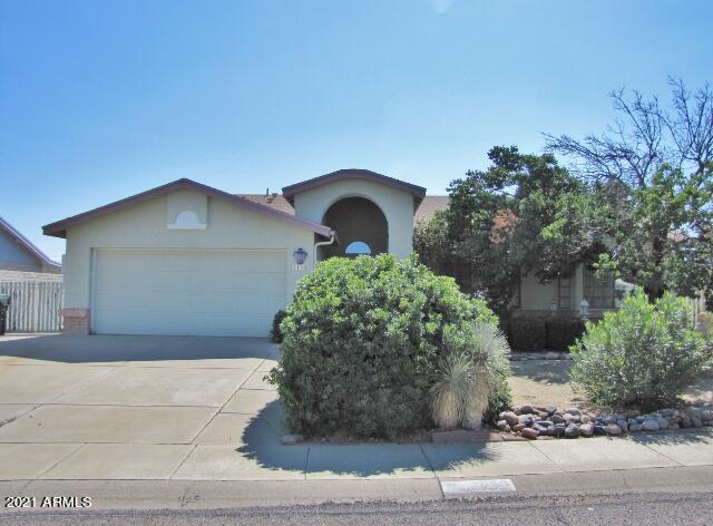 This spacious 5BR/2BA/2CG, 2190 sq. ft. home is centrally located in Sierra Vista, AZ minutes from Ft. Huachuca, shopping, Huachuca Mountain Elementary. The home has 2 living areas, a fireplace, central A/C, solar panels and no carpet in the rental. The yards are fully landscaped and include an in-ground spa and views of the Huachuca Mountains. Call today.
