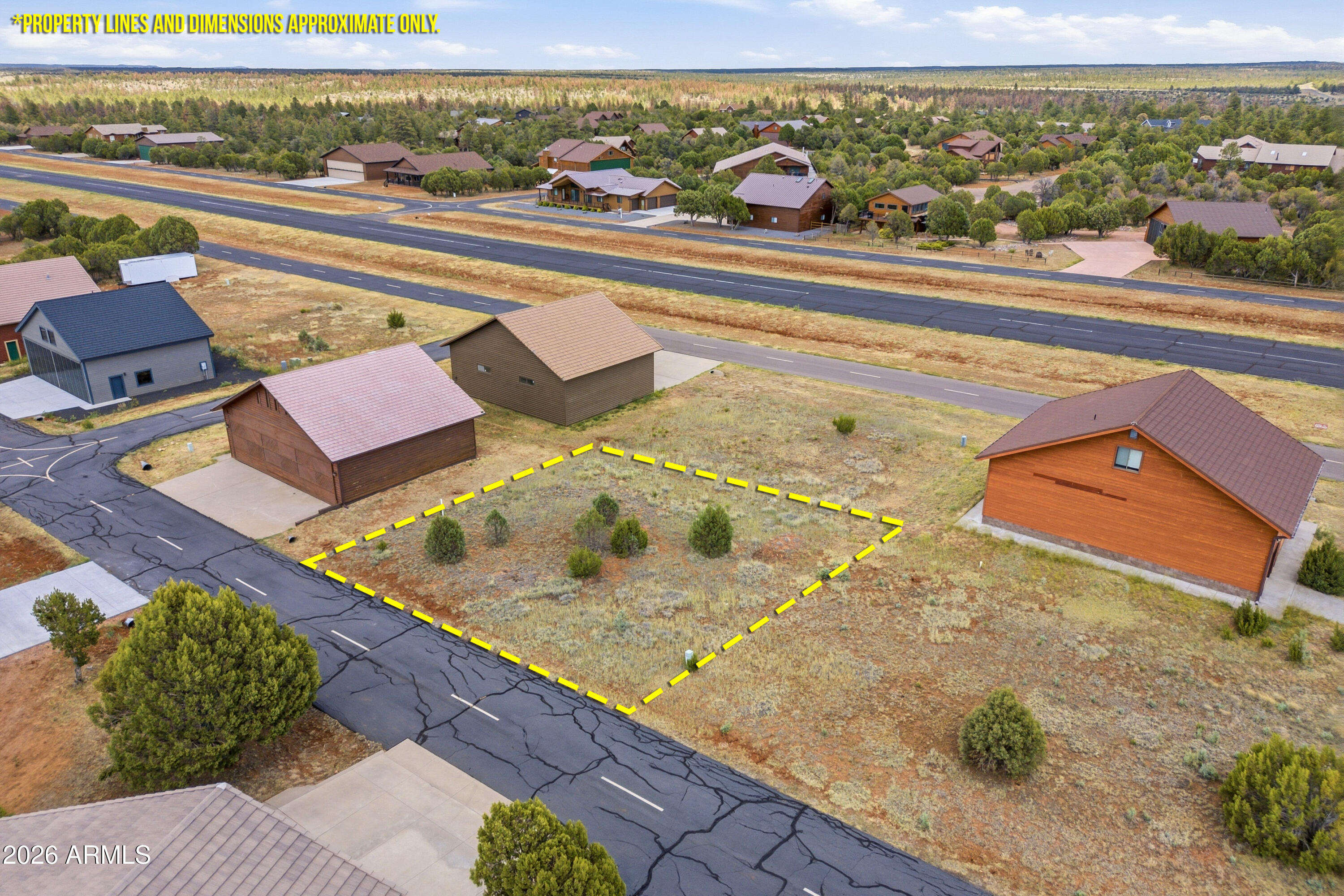 Need additional space for your plane at Mogollon Airpark (AZ82)? Here's your opportunity to own a aircraft hangar lot w/installed septic ready to build your ideal airplane hangar. 
Mogollon Airpark is the White Mountain's premier residential airpark with a 3436' asphalt runway, and an active EAA chapter hosting events including BBQs, happy hours, and breakfast fly-ins.
Located at 6658' elevation with mild summers and winters and just 90 nautical miles northeast of Phoenix. The area boasts abundant outdoor activities including ATV trails, hunting, hiking, boating, and lakes for fishing less than 30 minutes away in every direction.
*To own a hangar lot, buyer must own a residential lot. Seller is also selling nearby residential lot (APN 206-29-238)