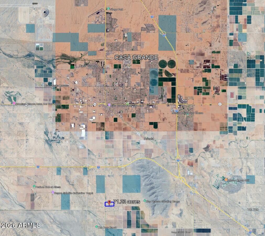 Arizona Opportunity Zone. Rural land about 2 miles south of I-8.  Bulk Sale Only 71.23 total acres split into 10 parcels.  Buyer to verify all information.  Tax shows for one parcel only.