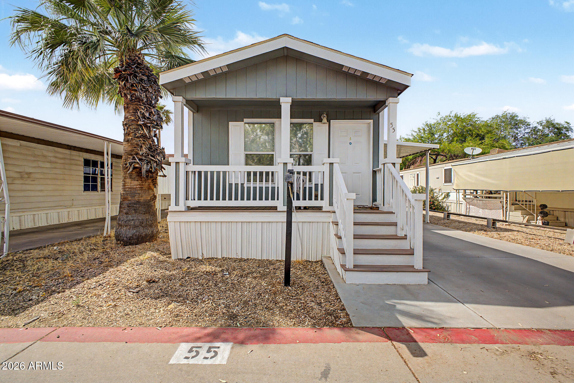 Well-maintained 2-bedroom, 960 sq. ft. manufactured home, with a split floorplan, offering comfort, functionality, and valuable upgrades throughout. The home features a carport for covered parking with an added cabinet, along with a solar panel installed on the shed that powers both the shed fan and attic fan. Storage is plentiful, with an added 10x12 shed featuring shelving and an additional 6x8 shed. Interior upgrades include three Hunter ceiling fans, window film and a programmable thermostat for energy efficiency, an ADT security system, three medicine cabinets, and freshly painted trim for a clean, updated feel. . Appliances are a standout bonus: the property includes a washer, dryer, and refrigerator, plus an additional washer and dryer (located in shed #2) and an additional refrigerator (located in bedroom #2) that will convey. Located in a pet-friendly community with no breed restrictions, this home offers flexibility and convenience for a variety of buyers.
Home comes with a 1-year Homesafe appliance warranty.