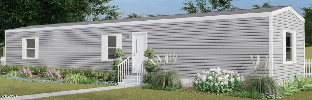 COME SEE THE MODEL IN SIERRA VISTA!! Seller open to offers from all, incl difficult situations: Low-Income, No/Low Credit, Self-Employed, No Tax File, Zero Down & Assist Programs. TO-BE-BUILT New Manufactured ***GROUND-SET on REINFORCED CONCRETE FOOTINGS*** 3bd/2bth home on 1 acre, shared well, mountain views. site-built-style features: full drywall, upgraded cabinets, quality faucets, efficient toilets, durable roofing. Superior to basic economy models. Open layout, energy-efficient design, and room for animals or outbuildings. Near Douglas, Bisbee, Tombstone, Willcox, and local farms.  All pics are AI rendered upgraded model homes. Actual home is a base unit and will vary in appearance and finishes. Seller equitable interest will convey legal title at COE. Agent is Non-Arms-Length.