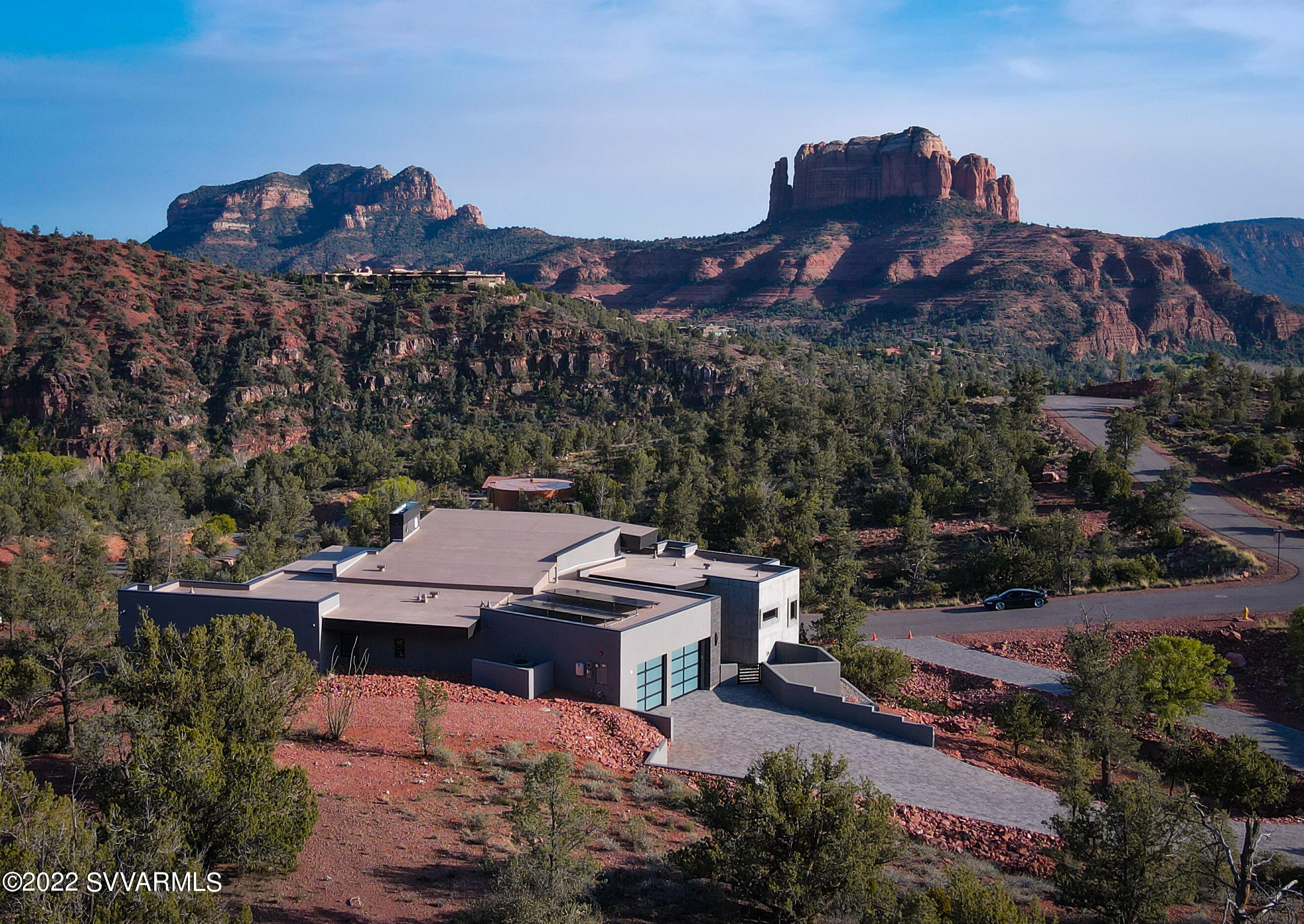 Brand new home located in Mystic Heights. This location has become arguably the most beautiful development in Sedona. Everything about 49 Summit Way was designed to take advantage of the incredible Red Rock Views. These views have to be seen to be believed. The split 3 bedroom 3.5 bathroom floor plan configuration is perfect. No expense spared on the design of this stunning property. The home has never been lived in. A finished brand new home in this market is hard to come by; to find one of this caliber is once in a lifetime. Create your dream at 49 Summit Way in Mystic Heights.