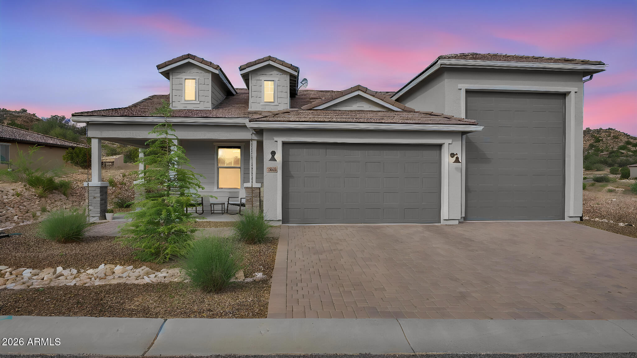 WOW!!! Nearly New Model Home!! Comes with a  Giant RV Garage, With Full RV Hookups!! 50 ft X 14 ft. This Stunning Nearly New 3 Bedroom 2 Bath Home is in The Pristine gated Community of Beaver Creek Preserve. This Beautifully Done Open Floor Plan Hosts Granite Counter Tops, Wood Cabinetry, Kitchen Island, with Plenty of Storage, and Tile Flooring. A Private Back Patio is newly fenced with pavers. No RV??? Sports Room, Man Cave, Car Lift?? You could even Build a Loft. Endless Possibilities!!  Clubhouse Offers  Pool, Tennis Courts, Pickle Ball, Lounge Area and Barbeque.  Bring your Friends and Family.  Close to Sedona (30 minutes), Camp Verde, Cottonwood & Cornville. Only one hour to Flagstaff.  Head Home to Peace & Quiet, We have  Dark Skies and Endless Stars! Northern Arizona is Waiting