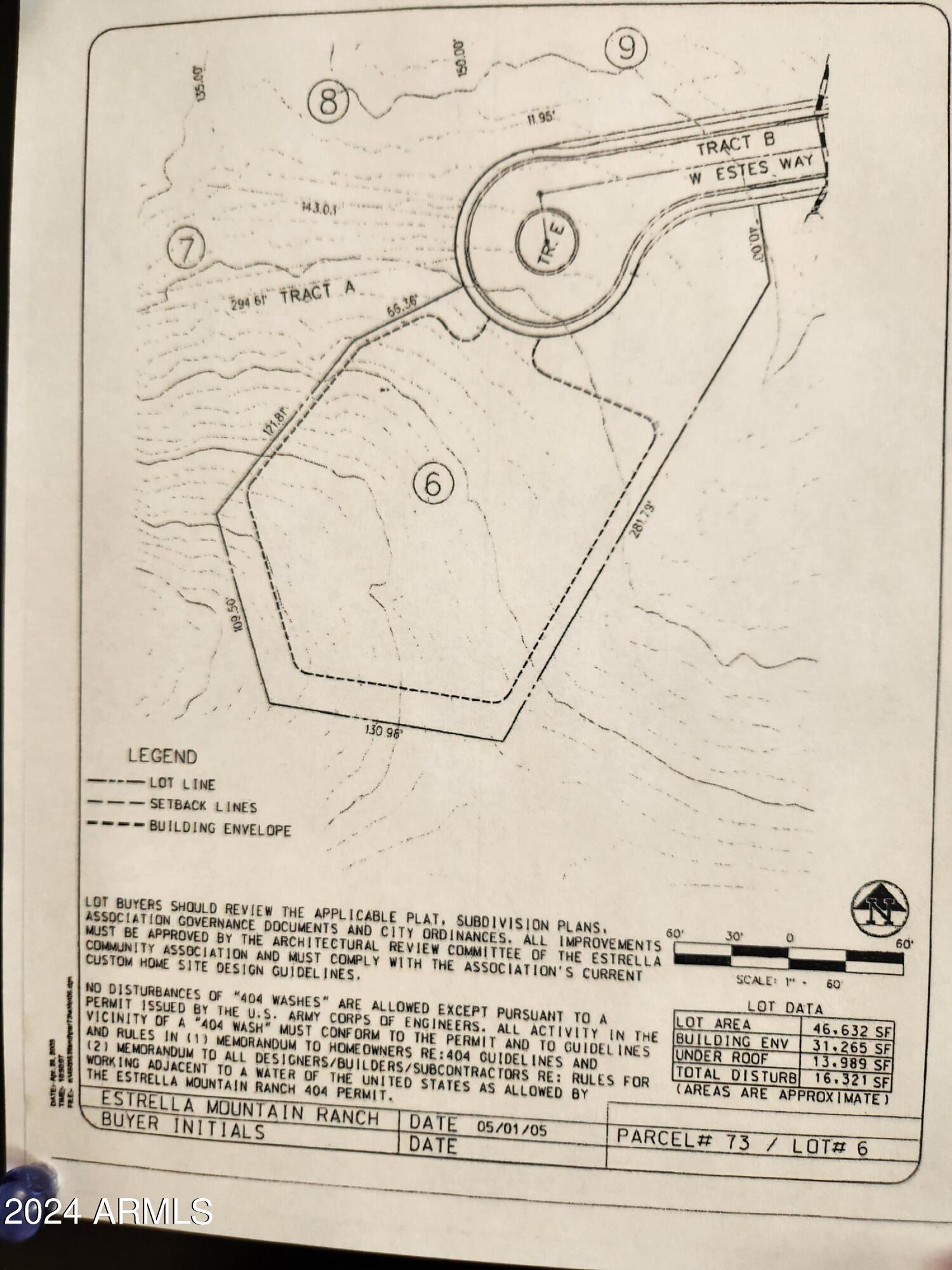 ESTRELLA MOUNTAIN RANCH PARCEL 73 - Land