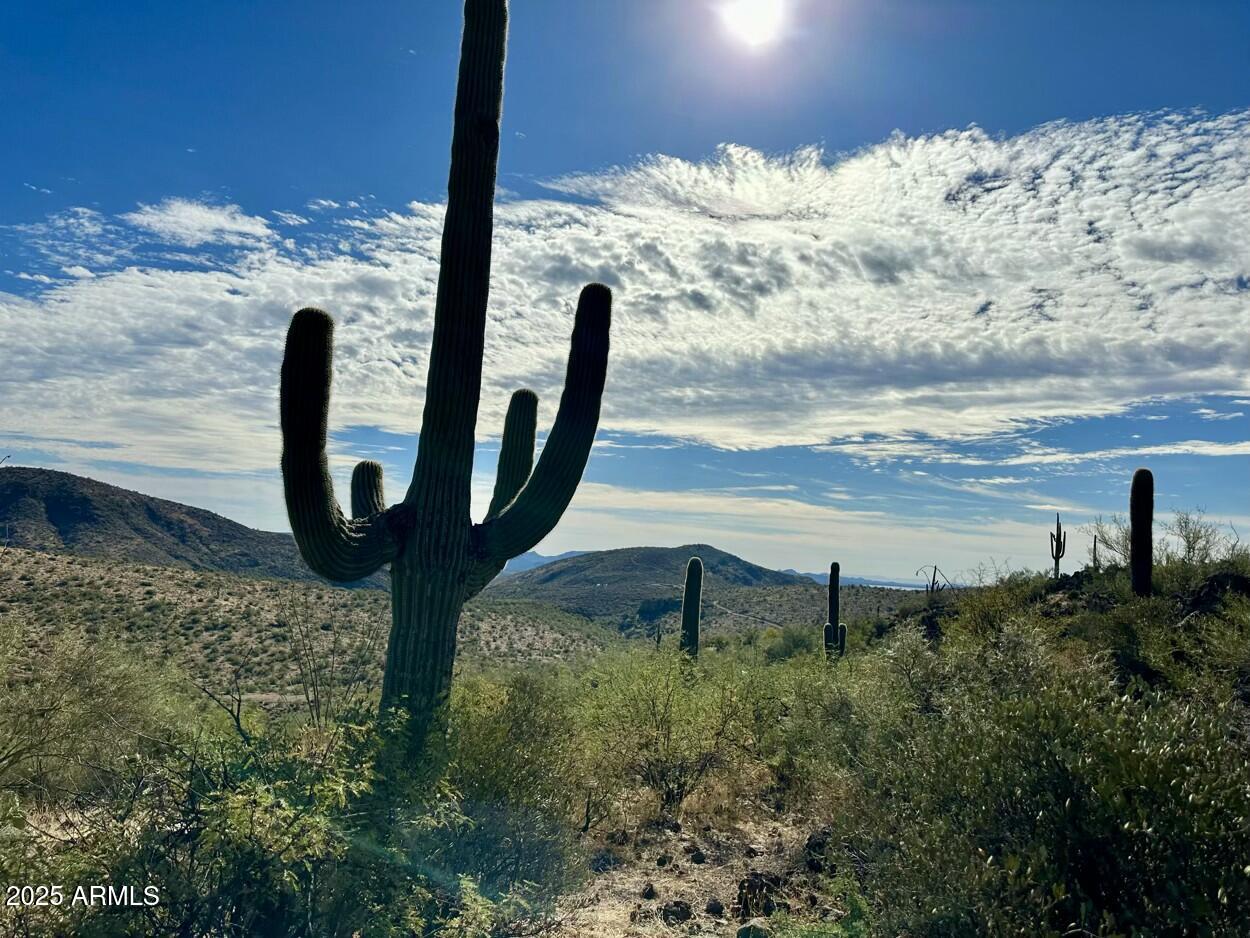 Discover your 5-acre desert retreat just a few miles north of Lake Pleasant and minutes from the world-renowned Castle Hot Springs resort! This rare lot offers panoramic lake and mountain views, and is ideally suited for your dream home, complete with COMPLETED ROADS, BUILDING PADS, AND A FULLY FUNCTIONAL WATER WELL. Yavapai County offers free house plans to simplify your building project. Existing grandfathered structures (RV, barn, and more) add value and flexibility. The Lake Pleasant area is a rapidly growing hub with significant corporate investment nearby. Escape the city and embrace tranquility while staying connected to one of Arizona's most desirable regions.