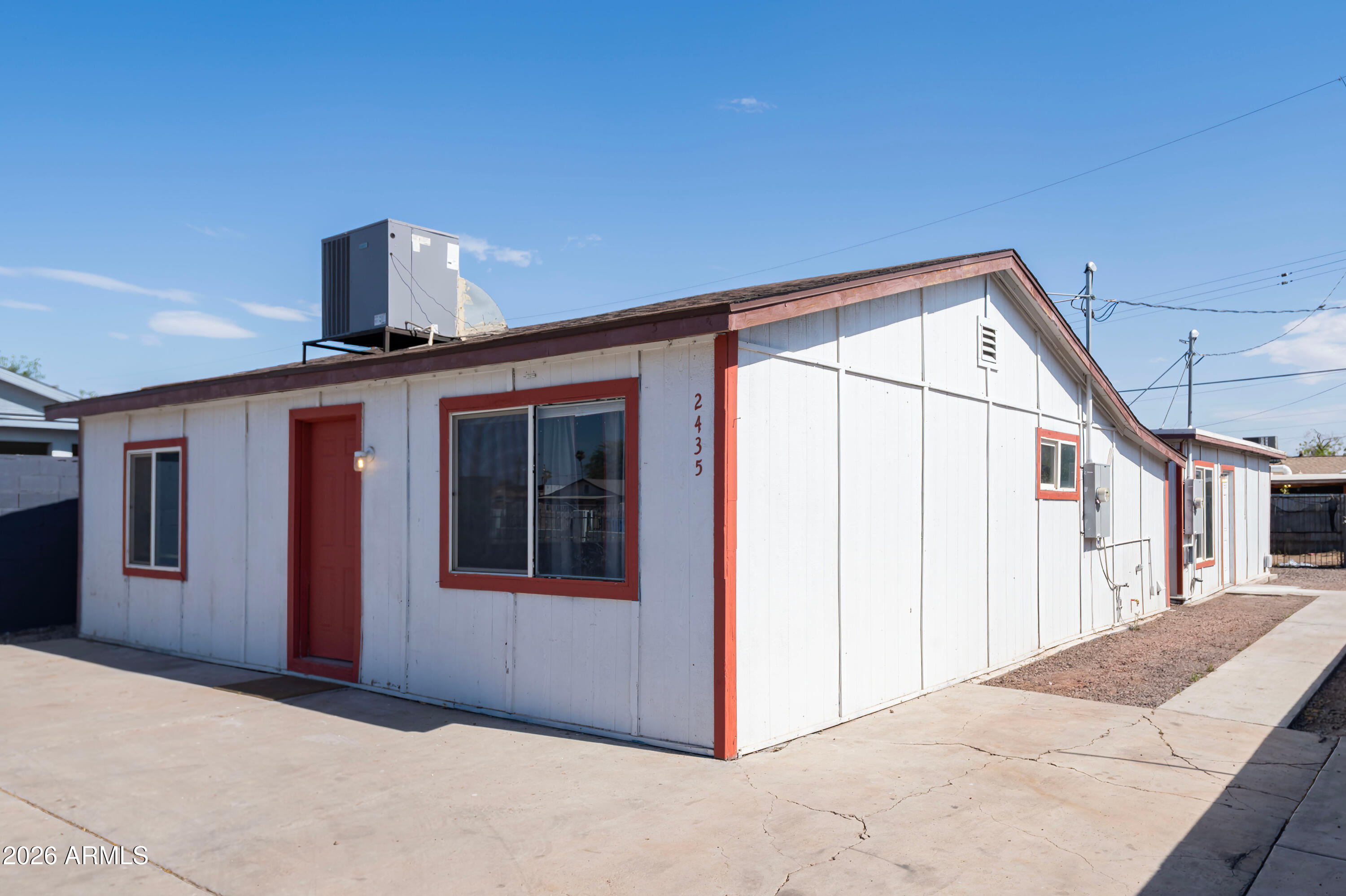 RARE INVESTMENT OPPORTUNITY: Two Detached, Single-Family Homes (3-Bed / 1-Bath + 2-Bed / 1-Bath) on a Single, Oversized Lot (6,360 LSF Total) Just West of Downtown Phoenix. TRUE DETACHED LIVING: Features Two Separate Structures, Offering Maximum Privacy & Premium Rental Appeal Compared to Traditional Shared-Wall Duplexes. UNBEATABLE LOCATION & ACCESSIBILITY: Located 11 Minutes (4.5 Miles) From the Heart of Downtown & 11 Minutes From Phoenix Sky Harbor Airport, With Immediate Access to I-10 & I-17. URBAN LIFESTYLE ACCESS: Minutes From Hiking at South Mountain & Papago Park, Plus Immediate Access to the Scenic Trails of the Rio Salado Habitat Restoration Area. 
TRANSIT-ORIENTED CONNECTIVITY: A Short Distance (0.2 Miles) to the Nearest Valley Metro Bus Stop. PLEASE DO NOT DISTURB TENANTS.