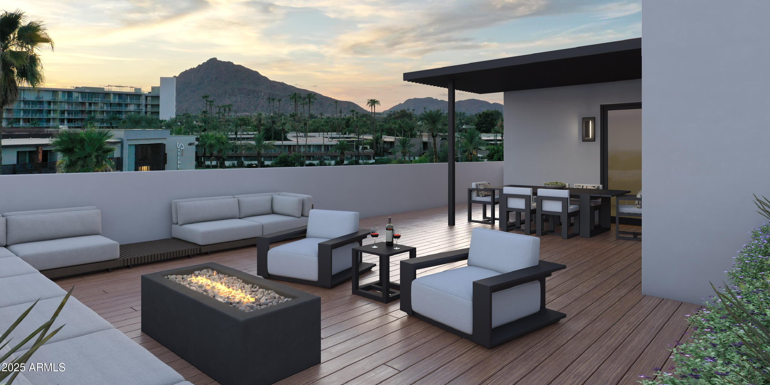 Nestled in Arizona's most sought-after city, The NINES are a new collection of residences in Old Town Scottsdale brought to you by Two Hawks Design and Development. This custom home offers 3,150 SF of living space, 2 bed, 2.5 bath, loft a 2-car garage, and NO HOA FEES!!! Sleek modern architecture opens to three light-filled levels of refined interior luxury. This home offers expansive windows, a private backyard, a rooftop terrace, 2 additional outdoor patios, bespoke details and finishes and mountain views. This custom contemporary home invokes a simple refined style of living with unbeatable proximity to Scottsdale's premier lifestyle amenities. Discover fine dining, high end retail, and the Scottsdale Arts District just steps from your door.