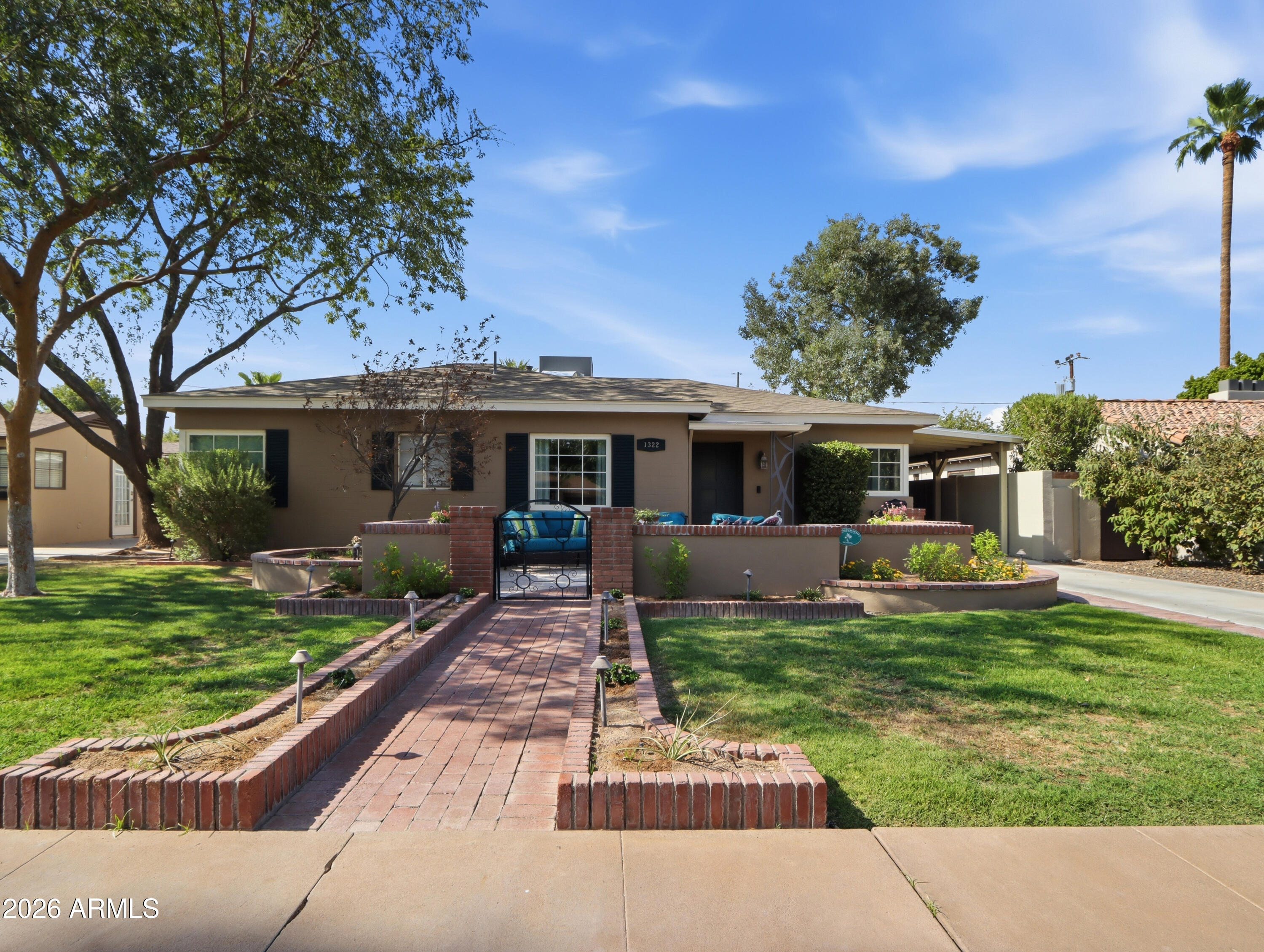 Beautifully maintained home in highly desired Encanto-Palmcroft Historic Neighborhood seamlessly blends historic soul with modern luxury, palm-lined streets, waving neighbors, and Sunday schmoozes. Built in 1941 and on the National Register of Historic Places, this home offers huge property tax savings!

Features: walk-in closets, recessed lighting, dual-pane windows, gas tankless water heater, water softener, and Thermador gas appliances. 2025/2026 updates: flooring, roof, exterior paint, pergola, and low-maintenance backyard.

Walk to Encanto Park, named a Top 12 City Park by Forbes, featuring golf, tennis, pickleball, basketball, a community pool, and Enchanted Island Amusement Park. Minutes from downtown Phoenix sports, arts, concerts, dining, and Sky Harbor Airport.