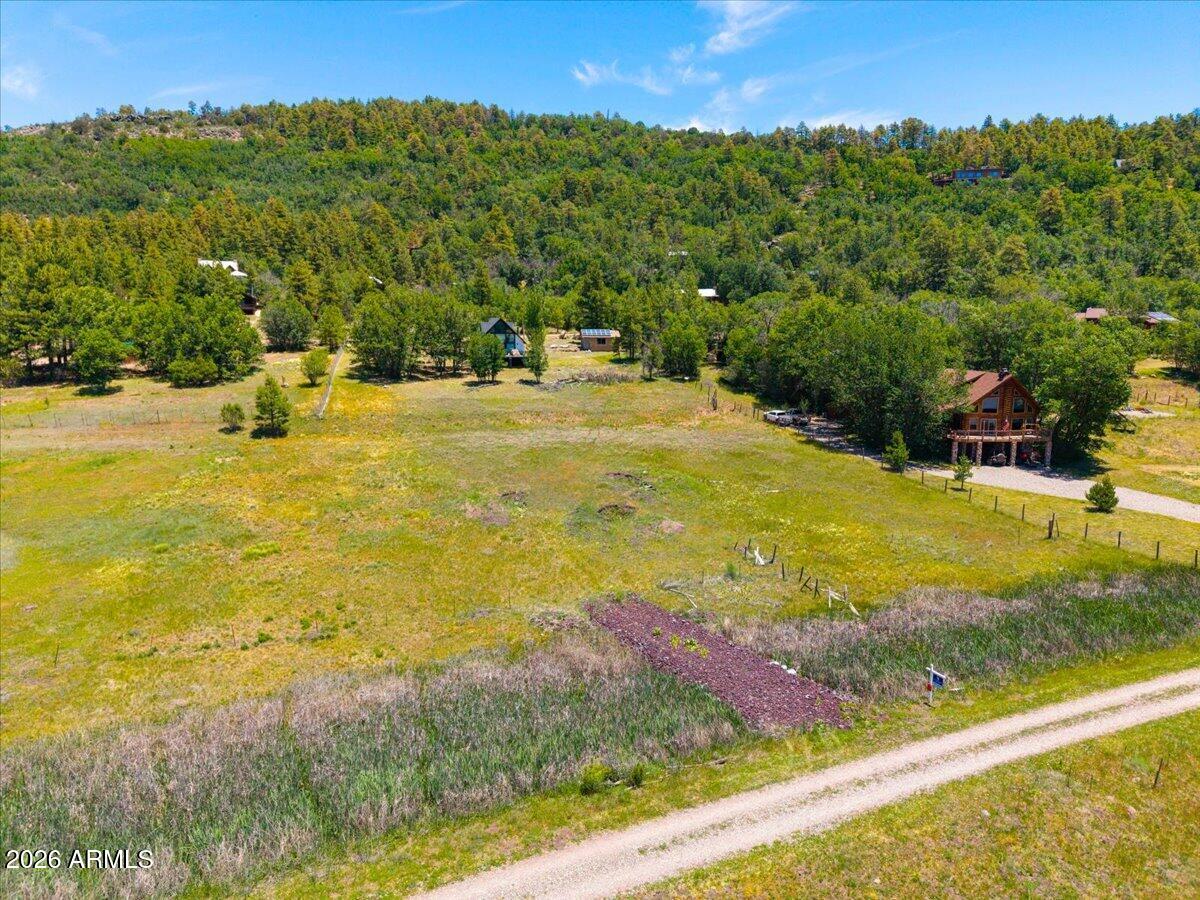 Beautiful property with mixed grasses and trees, right across the street from Stoneman Lake!