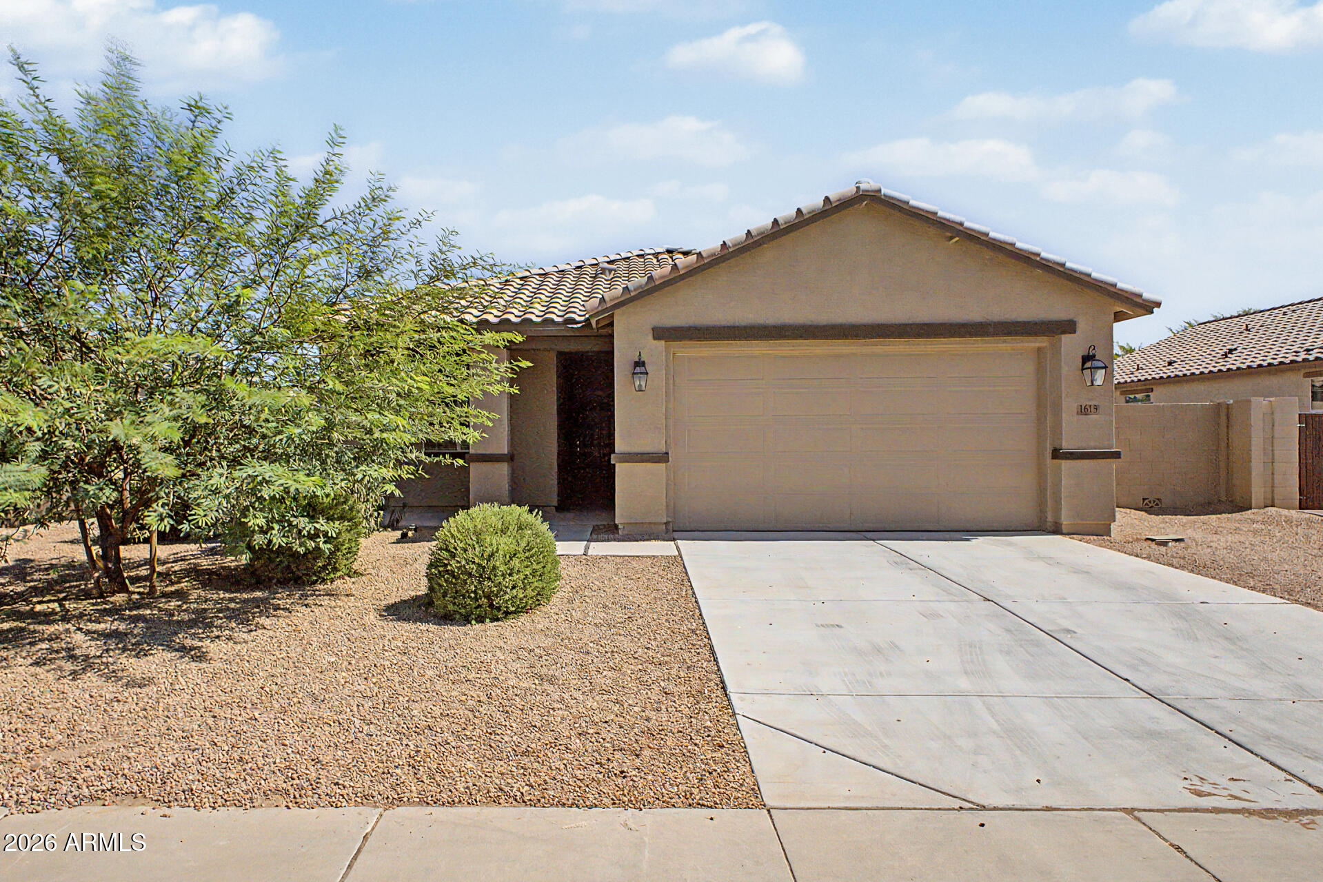 NEWER, SINGLE LEVEL, AND UNDER $350K! Built in 2022, this 3-bedroom, 2-bath home offers 1,410 sq ft with a smart split floor plan, open living space, and the comfort of a move in ready newer build. The layout gives the primary suite added privacy while the kitchen, dining, and great room stay connected for easy everyday living. Close to shopping, dining, parks, trails, historic downtown Casa Grande, and major routes, this home delivers the lifestyle you want without the bigger price tag. Clean, comfortable, and easy to love, this is the kind of home that just makes sense. Pack the truck and move right in!