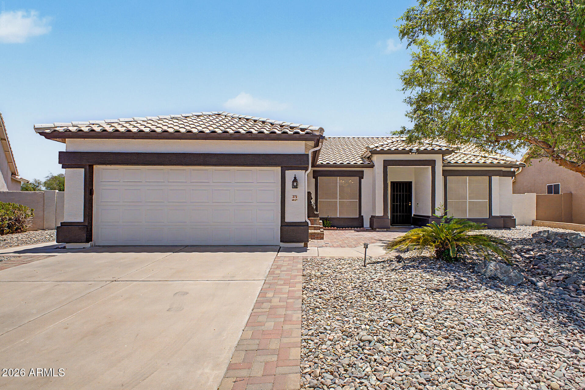 Become the proud owner of this beautiful waterfront home in Lago Estancia! This house has all you need for year round enjoyment! In the summer you can bask in the sun enjoying the sparkling pool with a perfect view of the lake fountain. In the cooler months, relax on the deck and enjoy some fishing right from your own backyard. Inside vaulted ceilings welcome you to a great flow with a split floorplan and large full master suite with lake views. The guest bath has been recently updated, along with new flooring in the two secondary bedrooms. Unwind your day by taking a stroll on one of the tranquil lakeside walking paths, or take the kids to play at the community playground, which is just over the bridge. This home has one of the best lakeside lots in the community, don't miss the opportunity to make it yours!