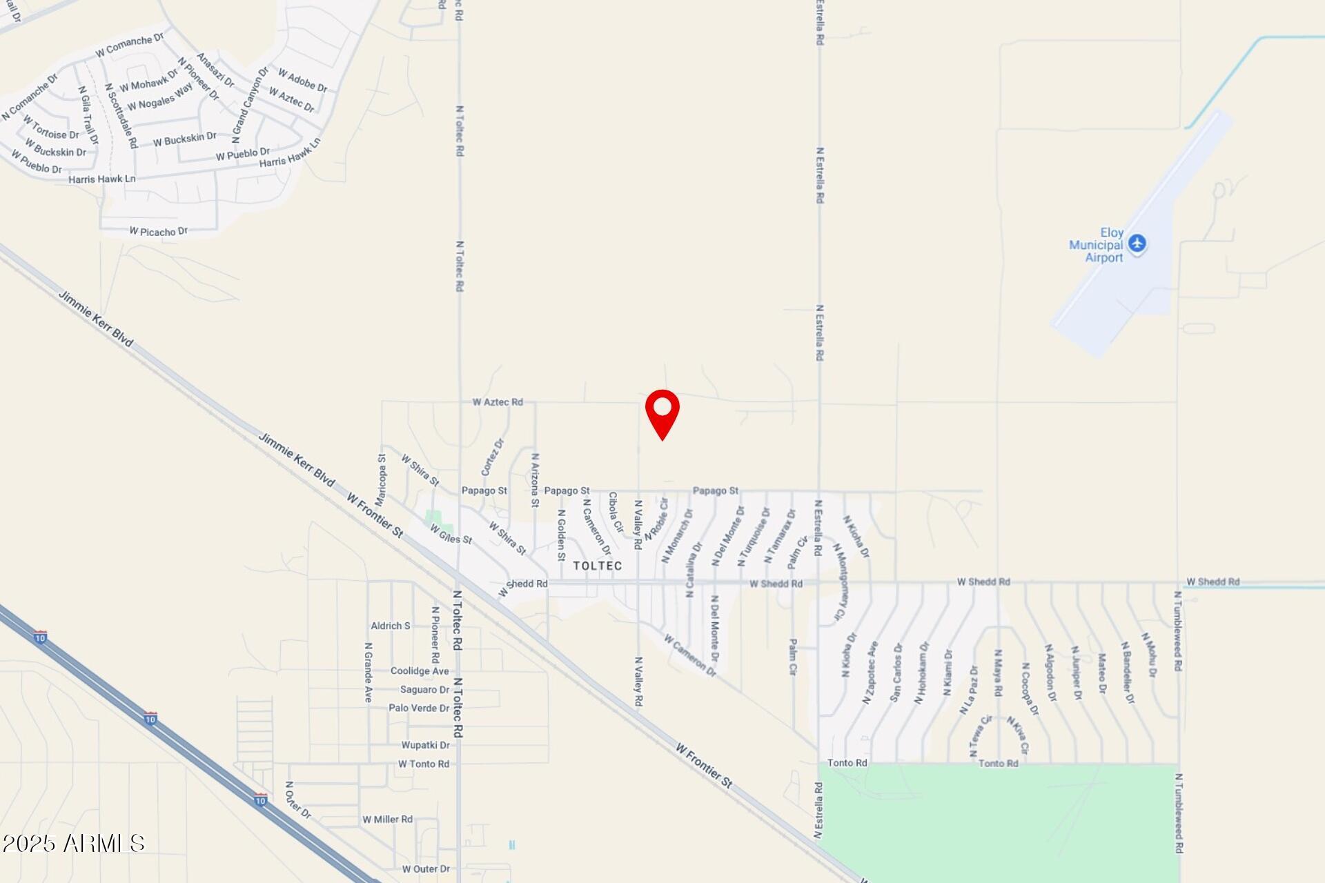 TOLTEC/ARIZONA VALLEY UNIT FIFTEEN - Land