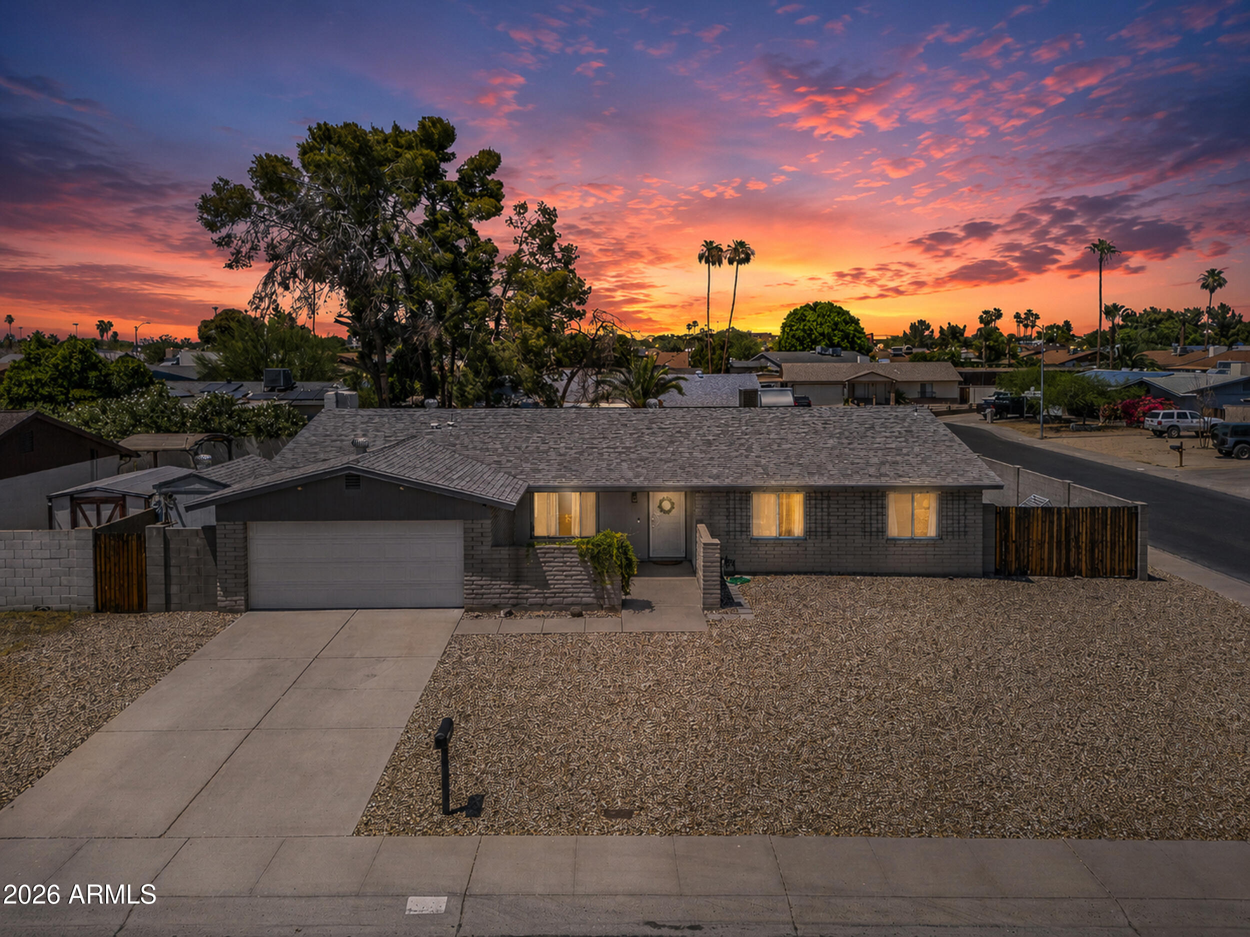 First time on the market and proudly maintained by its original owner, this 3-bedroom, 2-bath no HOA home offers a fantastic location near Glendale Community College, shopping, dining, and everyday conveniences. 

Inside, you'll find multiple living areas and luxury vinyl plank flooring throughout. Major updates include a newer water heater and a roof approximately 10 years old.

The backyard features a fenced Pebble Tec pool, a 10 ft. RV gate, and storage shed, while the 2-car garage offers additional storage space. A well-cared-for home with room to live, entertain, and enjoy all that Arizona living has to offer.