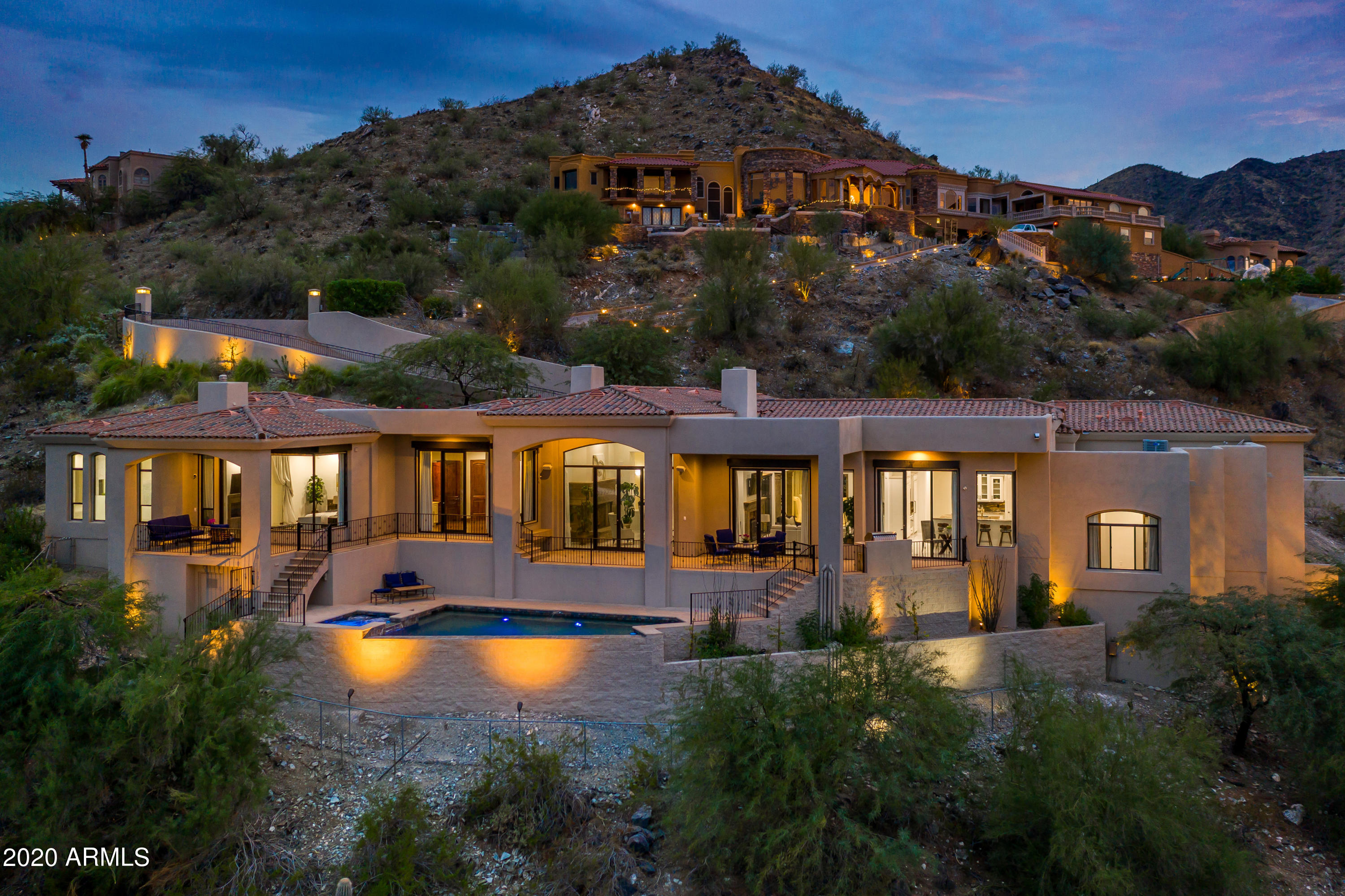 FULL REMODEL, COMPLETED 2020. Grand entry with show stopping MILLION DOLLAR  unobstructed mountain views from every room. Indoor & outdoor living at its absolute finest. New gorgeous marble and natural hardwood flooring throughout. Beautifully appointed, 5 en suite bedrooms. Grand Master Suite features a fireplace, sitting area, private deck, massive master bath w/ his & her closets.
Gourmet kitchen with new appliances, sub zero. Fabulous new Brizo faucets in every sink and shower.  Fabulous floor plan, light and airy living spaces.This is a must see! 4 car garage. MOVE IN READY.