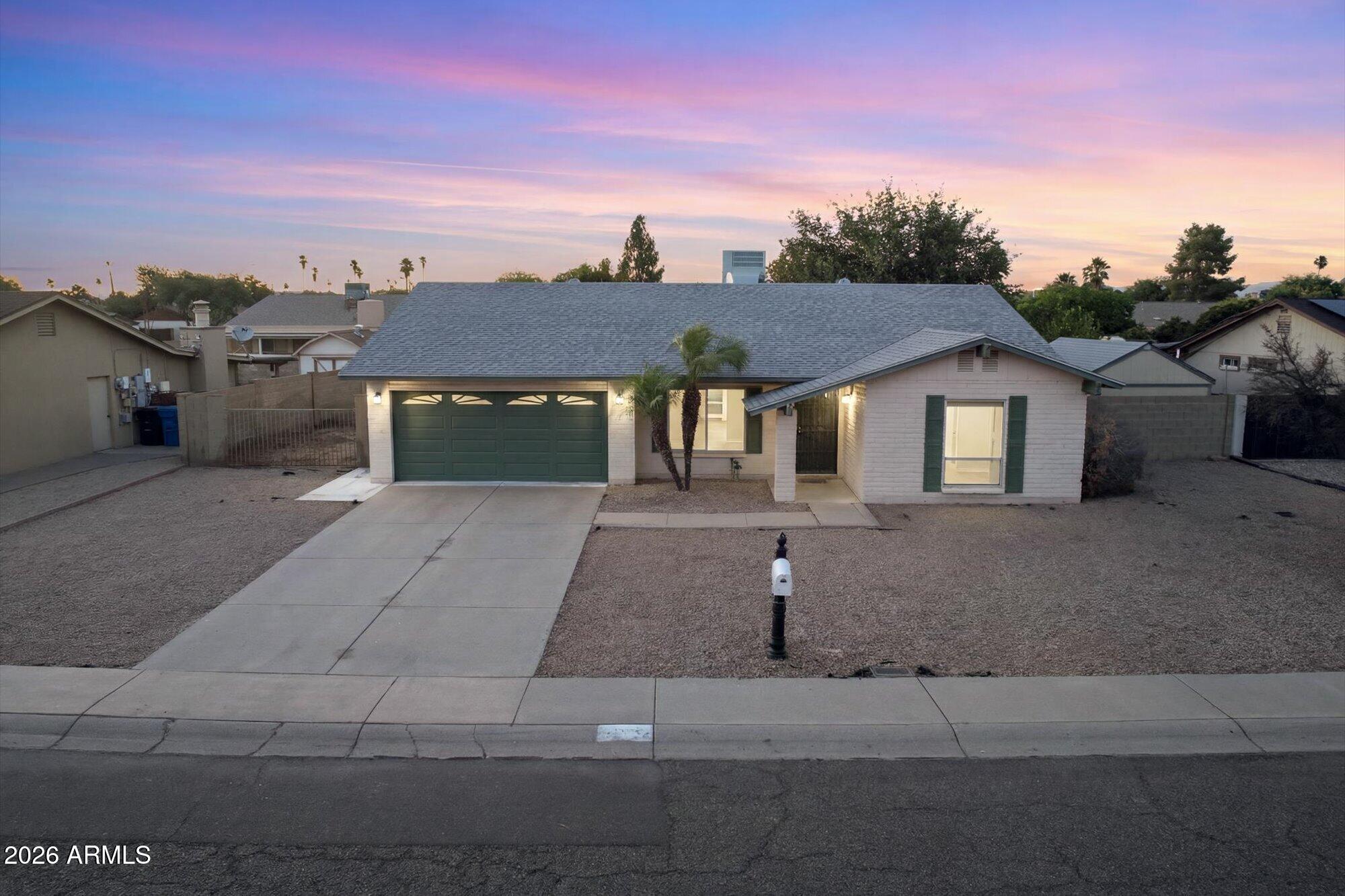Welcome to this single-story, well-maintained North Phoenix property featuring recent upgrades and added functionality. Major improvements include a new roof and HVAC system, both replaced in 2024. Additional features include an RV gate, a newer garage, door opener, and a versatile 2-year-old shed complete with electricity, built-in cabinets, and a workbench, ideal for storage, hobbies, or a dedicated workshop space. Outside, refreshed landscaping enhances the home's curb appeal while creating an inviting setting for everyday enjoyment. Conveniently located near shopping, dining, parks, and everyday amenities, with easy access to Loop 101 and I-17, making commuting throughout the Valley simple and efficient.
