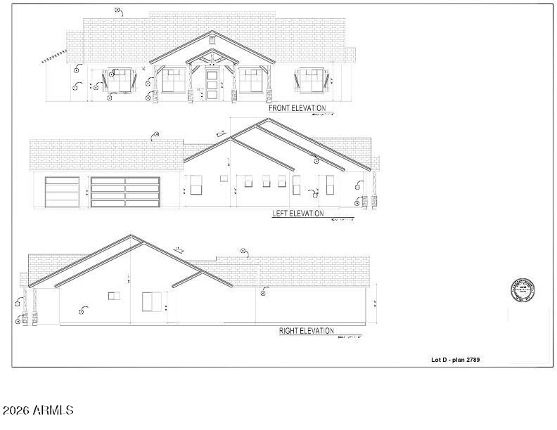 Situated on 1.26 acres with no HOA is an exceptional new construction custom home offering the freedom to create the lifestyle you've always envisioned! Estimated for completion in late August 2026, thoughtfully designed 2,789 sq. ft. residence features 5 bedrooms, 3 bathrooms, breathtaking mountain views, and unforgettable Arizona sunsets-all while providing the infrastructure to customize the property for years to come. Enhanced by soaring vaulted ceilings and an abundance of natural light streaming through high-end panoramic windows, creating a bright, spacious atmosphere capturing the beauty of the surrounding desert landscape. At the heart of the home, the chef-inspired kitchen showcases elegant quartz countertops, premium Forno italian kitchen appliances including a 40-inch gas range with custom hood and pot filler, an impressive 68-inch refrigerator/freezer, and a massive center island designed for gathering and entertaining. A dramatic multi-panel sliding glass door creates a seamless transition between indoor and outdoor living. Built with both luxury and longevity in mind, this home features spray foam insulation throughout-including the covered patio-maximizing energy efficiency, comfort, and year-round performance. Above, premium architectural asphalt shingles backed by a Performance Plus Limited Lifetime Warranty against manufacturing defects, offering lasting quality and peace of mind.
Designed for today's lifestyle and tomorrow's possibilities, the property is already equipped with the infrastructure buyers rarely find. An EV charging outlet in the garage, a gas stub for a future outdoor kitchen, 125-amp exterior service for a future barn or pool, 200-amp service in the garage, and an additional 400-amp service near the front of the property provide incredible flexibility to expand and personalize the property. With no HOA, you have the freedom to add an RV garage, detached workshop, horse facilities, a guest casita, a resort-style pool, or create the estate you've always imagined. More than just a beautiful home, this is a thoughtfully crafted custom residence where exceptional construction, luxury finishes, and future-ready infrastructure come together on 1.26 acres in one of Queen Creek's most sought-after locations. If you've been waiting for a property that offers both refined living and the freedom to make it uniquely your own, this is the opportunity you've been looking for!