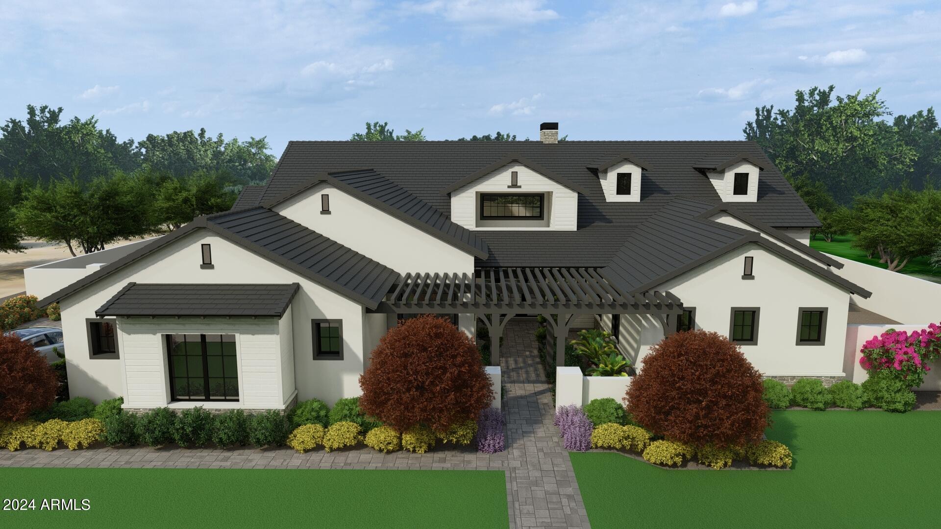 Gilbert's Landmark at Somerset, spanning 4,031 sq ft - nestled by the park on .54 acres with a 4-car garage & storage room. A large courtyard welcomes you, while inside, 5 bedrooms, including a luxurious primary suite & a full guest retreat & playroom, await. The heart is the open kitchen, great room, & nook area, perfect for gatherings. Retreat to the primary bedroom oasis with a spa-like ensuite, large walk-in closet & large walk-in shower with benches on both sides & a separate soaking. A large, covered patio & a N/S lot orientation. Don't miss out on this opportunity to own a custom-built masterpiece in Gilbert's Somerset. Skip the lengthy design & construction process!