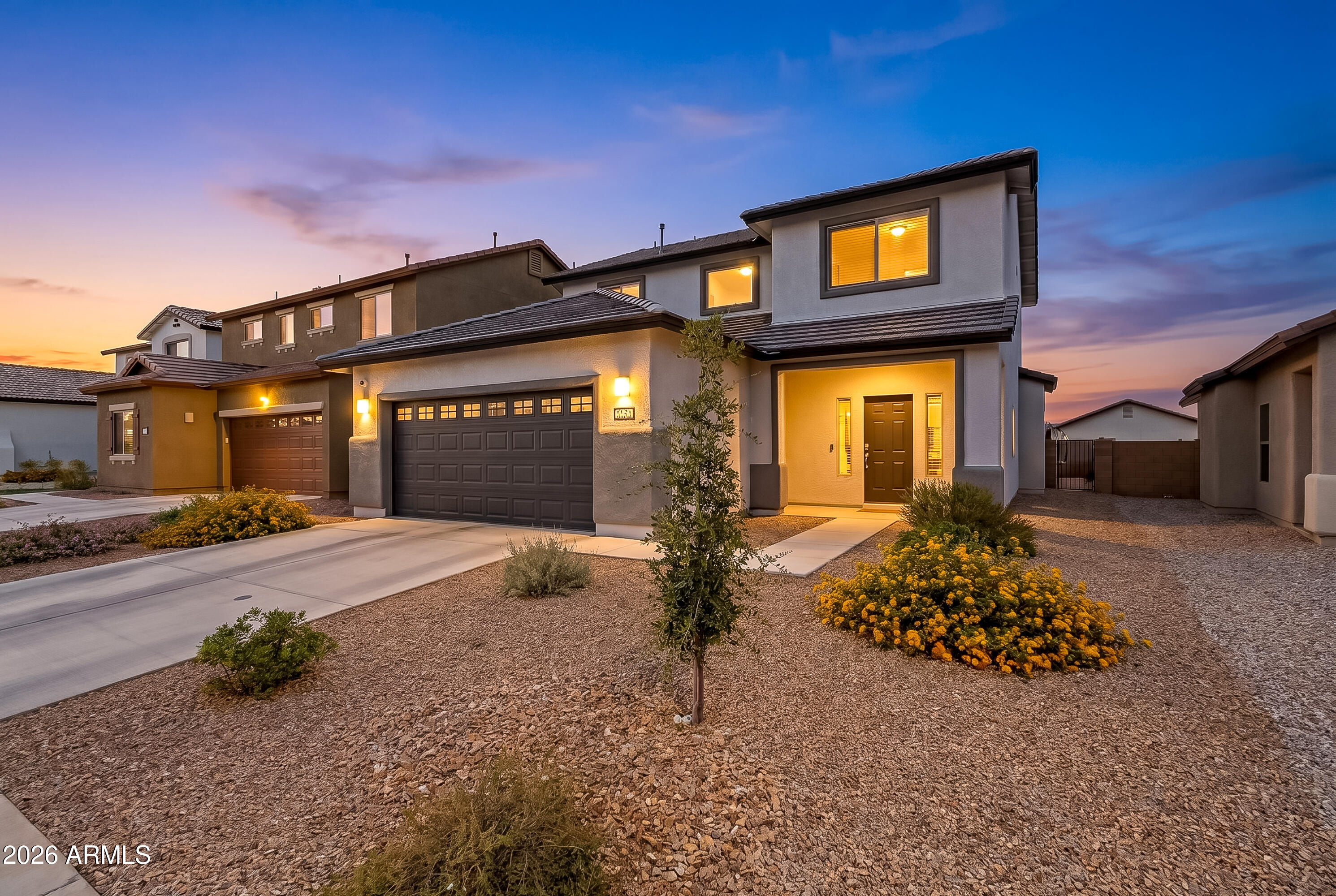 Splish! Splash! Dive into this beautifully upgraded home located in one of Sierra Vista's most desirable subdivisions--Holiday!This st unning property features 4 bedrooms, 3 full bathrooms, and nearly 2,300 sq ft of spacious living. From the moment you arrive, you'll be captivated by the breathtaking Huachuca Mountain views showcased through the front windows--bringing a sense of peace and tranquility to the home. Inside, you'll find a thoughtful layout with standout features including: Entertainment nook and bay window in the family room, Granite countertops throughout, 42'' Alder cabinets with under and over lighting in the kitchen, LG stainless steel appliances, including the refrigerator,Upgraded wood-look tile and plush carpet, cont... Stylish tile backsplash, Pre-plumbed soft water loop and fiber optic wiring; the spacious primary suite offers a separate soaking tub and shower, creating a relaxing retreat. Step outside to a double covered patio, perfect for entertaining or enjoying Arizona evenings. Holiday's community amenities are second to none, featuring: 3 pools + hot tub, fully equipped fitness center, Locker rooms with showers,Clubhouse with pool table, TV room, and ballroom (available for private events) Playgrounds, parks, and scenic walking/biking trails,Sand volleyball, horseshoes, and more! Come to Holiday--and truly Live Where You Play!