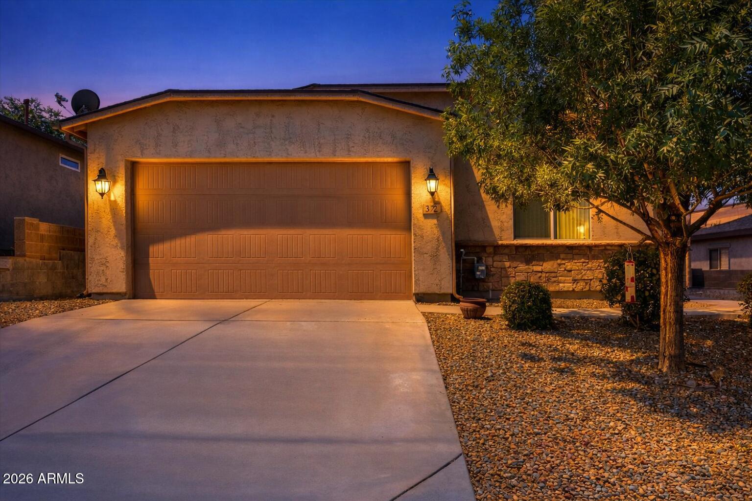 BEST DEAL IN CHINO! Move right into this clean bright well cared for home. Large eat in kitchen with plenty of storage and granite counters and island. 3 Bedrooms 2 full bathrooms. OWNED solar for very low electricity costs. Easy maintenance park like backyard offering turf, and fruit trees. Screened patio for year round use. Additional open and covered patios. Convenient centrally located Highlands Ranch subdivision with parks sprinkled throughout