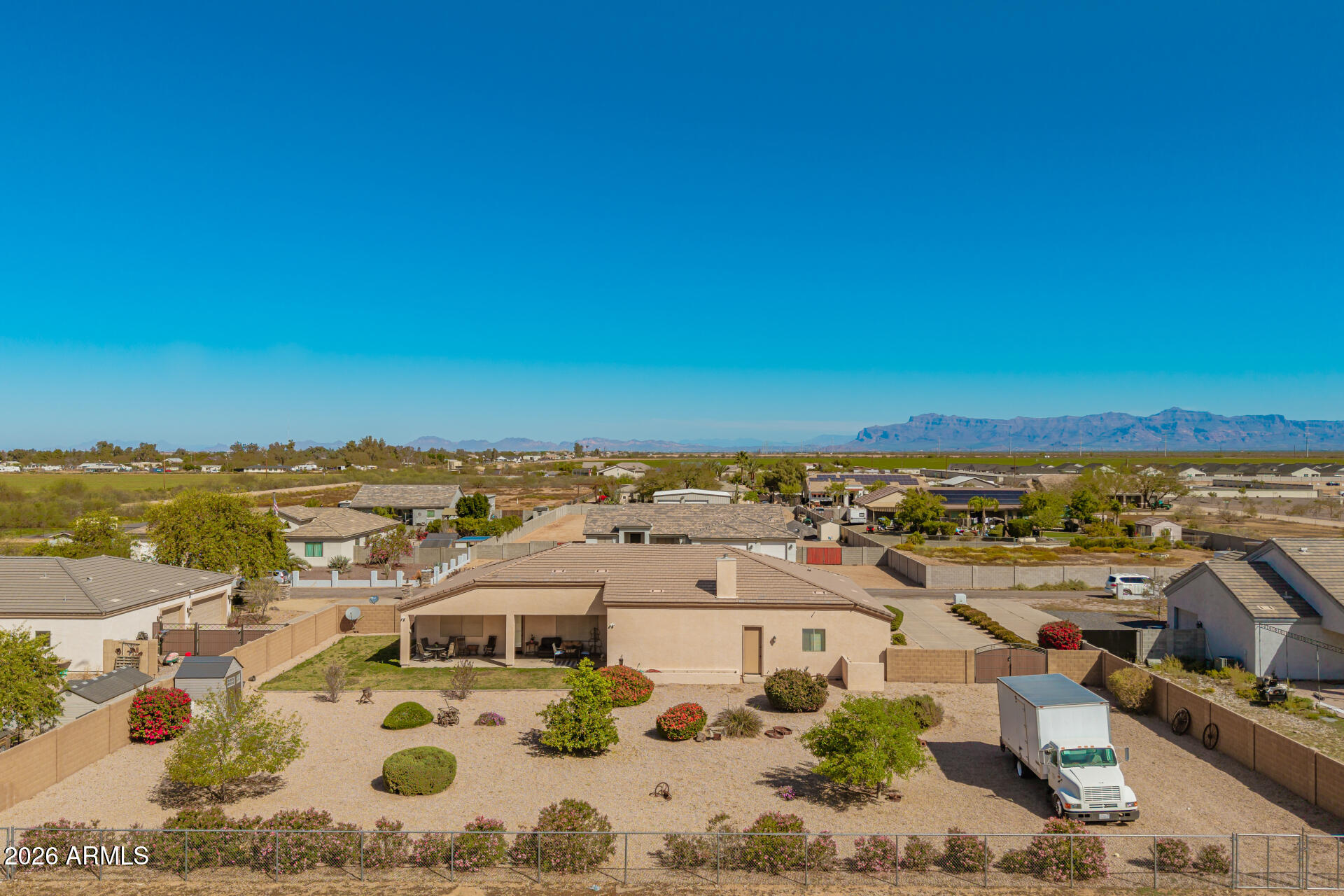 COMM @ W 1/4 COR OF SEC 2-3S-8E TH E-100.00 TH N-5 - Residential