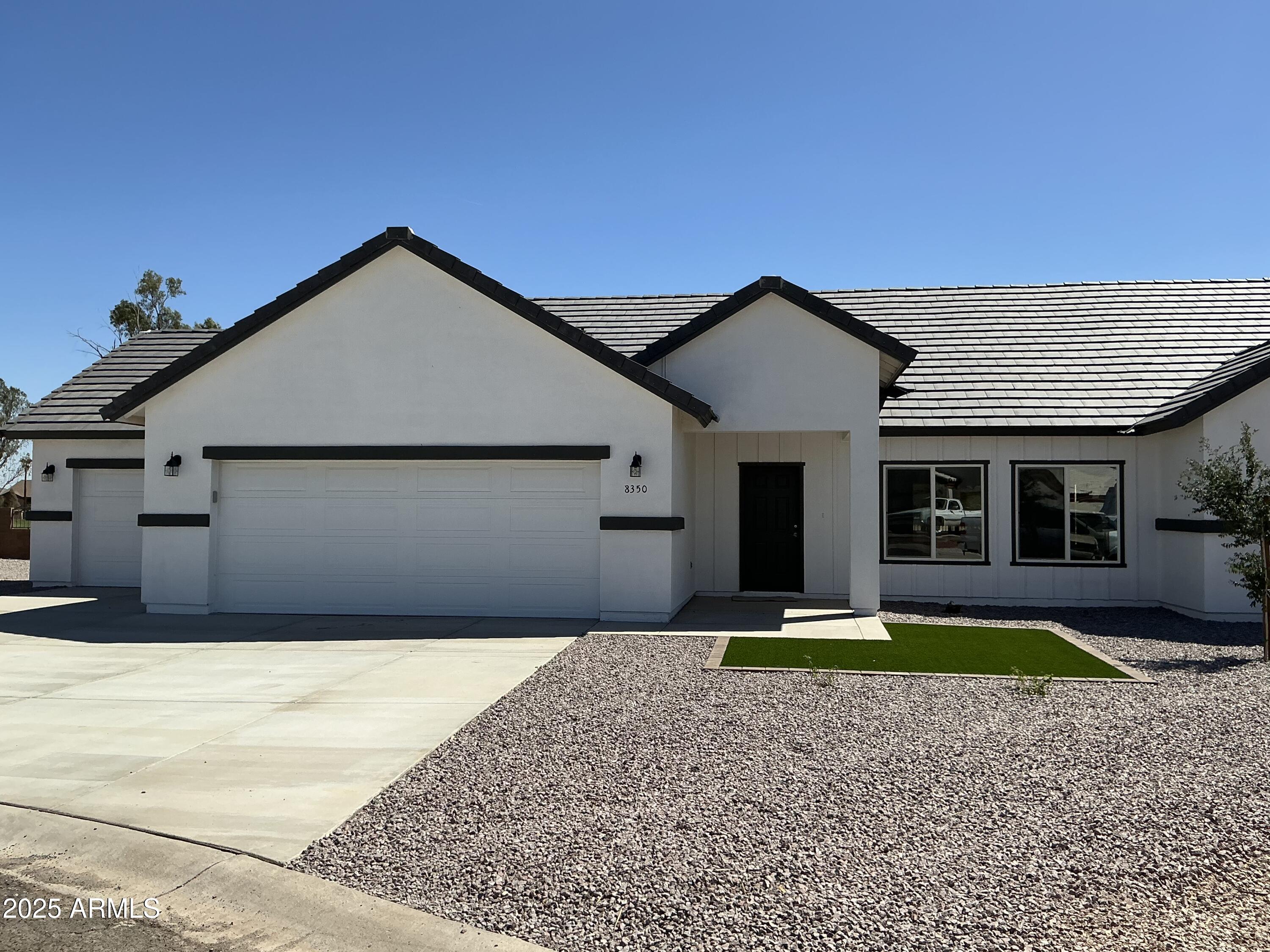 Beautiful Custom home backing up to the Arizona City Golf Course.  This home features a Great room with Wood Looking Tile that opens up to the Kitchen.  Large Granite Island, Stainless Steel Appliances and White Shaker Cabinets finish off the Kitchen. The Carpeted bedrooms have spacious walk-in closets and ceiling fans.  Tiled surrounds in the showers. Step in Shower in the Primary Suite, Separate tub, Double sinks and Large Walk-in closet in the Primary Suite. Large oversized 3 car Garage with Epoxy flooring, Extended Patio, Large Laundry room with built in Cabinets and Granite Countertop. Custom Wrought Iron and Block wall, and Paver'd Back Patio all add to the beauty of this home! This home is a must see!!