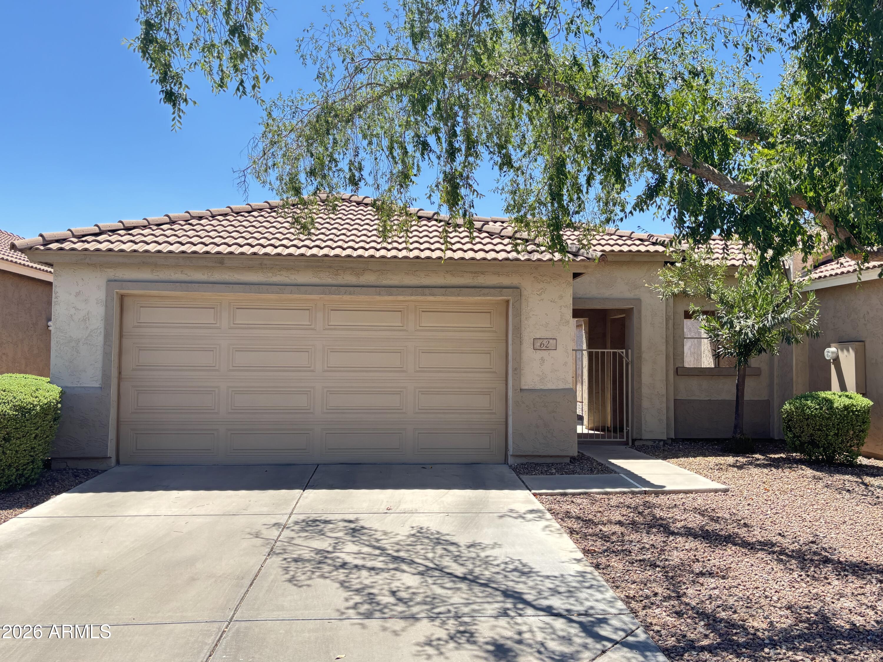 Don't miss out on this home in the gated community of Brenna Park in Chandler! Thoughtfully updated with modern finish. Remodeled new kitchen cabinet and quartz countertop. remodeled bathroom vanity. Travertine floor through whole house, Open floor plan with vaulted ceilings, great lighting, Skylight in Kitchen.     this home is truly move-in ready. Enjoy low-maintenance landscaping and a spacious 2-car garage. Unwind by the community pool and take advantage of top-rated Chandler schools, Close to Chandler Mall, fantastic dining, entertainment, and effortless freeway access. Community has additional parking through the neighborhood & there are additional spots in front of your driveway. Premium lot next to community pool and park.