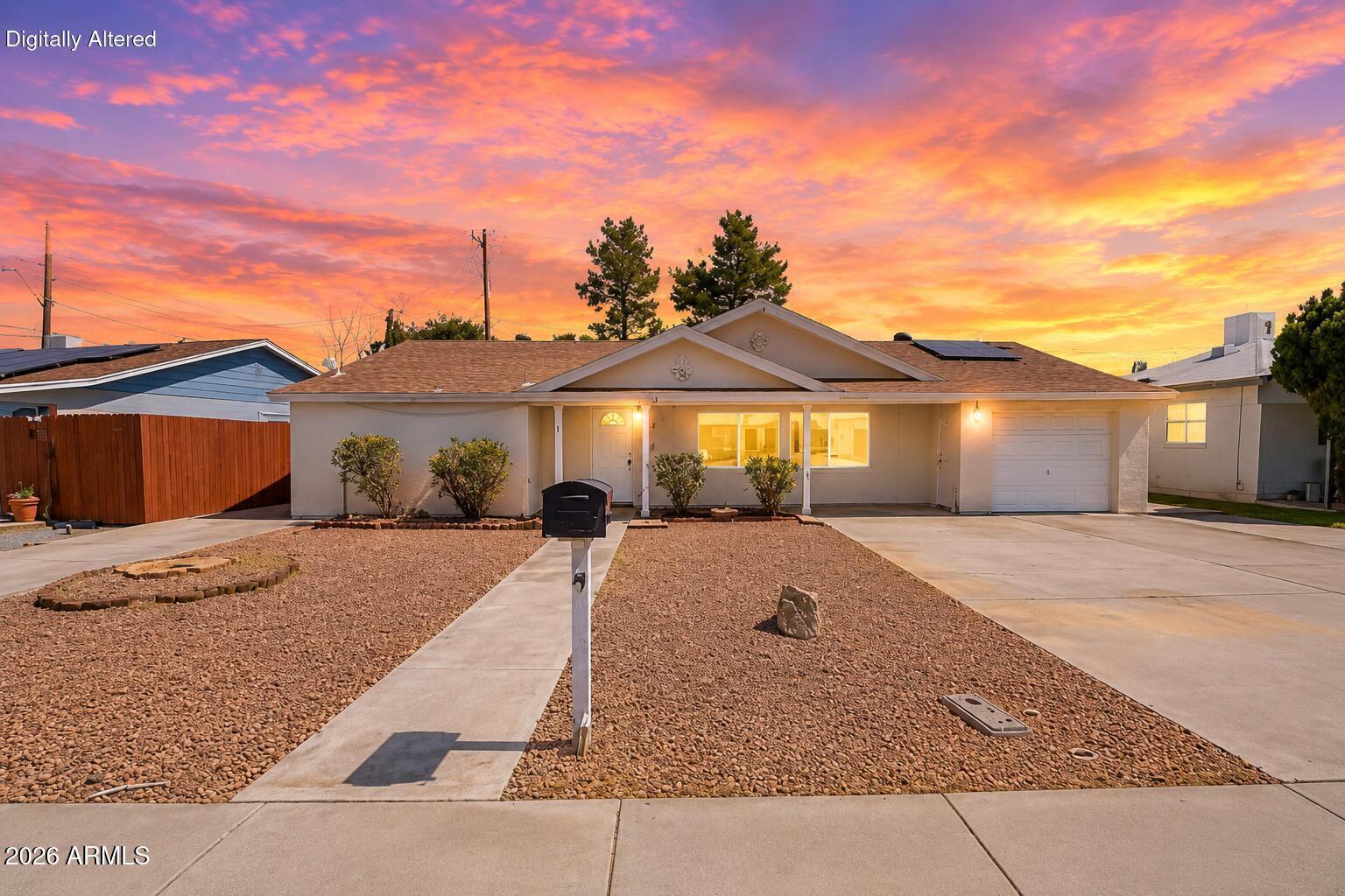 OPEN LAYOUT, RENOVATED INTERIOR, HEART OF GILBERT. This updated home combines an open-concept floor plan with modern finishes and a location that's hard to beat. The spacious main living area flows effortlessly into the kitchen, creating a functional space for entertaining and everyday living. Thoughtful renovations provide a fresh, move-in ready feel throughout. Generously sized rooms offer flexibility for a variety of lifestyles. Located in the heart of Gilbert, you'll enjoy convenient access to shopping, dining, parks, schools, and major commuter routes. Whether you're looking for your next home or an investment opportunity, this property delivers the layout, updates, and location buyers are searching for.