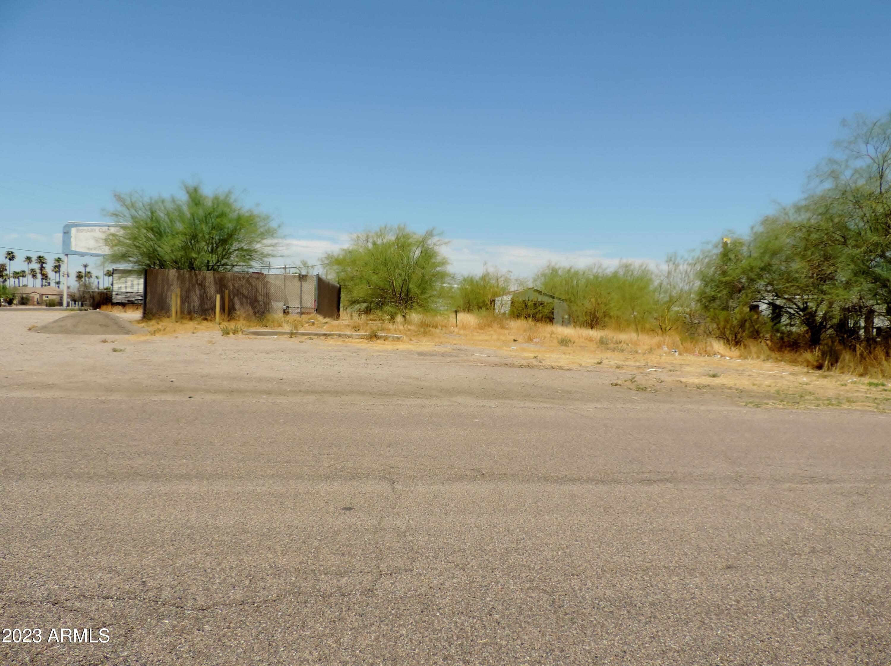 Commerctial Corner Lot Located in the heart of the growing area of Coolidge almost 1/2 Acre with 140 feet of frontage on the main street of Arizona Blvd. C-3 Zoning is an open commercial zoning in Coolidge.