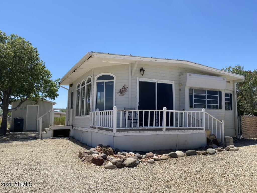 If you are looking for a great winter get-a-way and love a good project, this is the home for you!  North Ranch is a great place to enjoy the amazing AZ Fall/Winter/Spring plus you get to look at the beautiful Mtn range and stunning AZ desert.  This home has a 20x20 addition, separate shed  for a workshop/laundry/hobby room, etc...North Ranch features a large community room, laundry facility,  pickle ball, beautiful Cactus park and more. Bring your tool belt and enjoy!