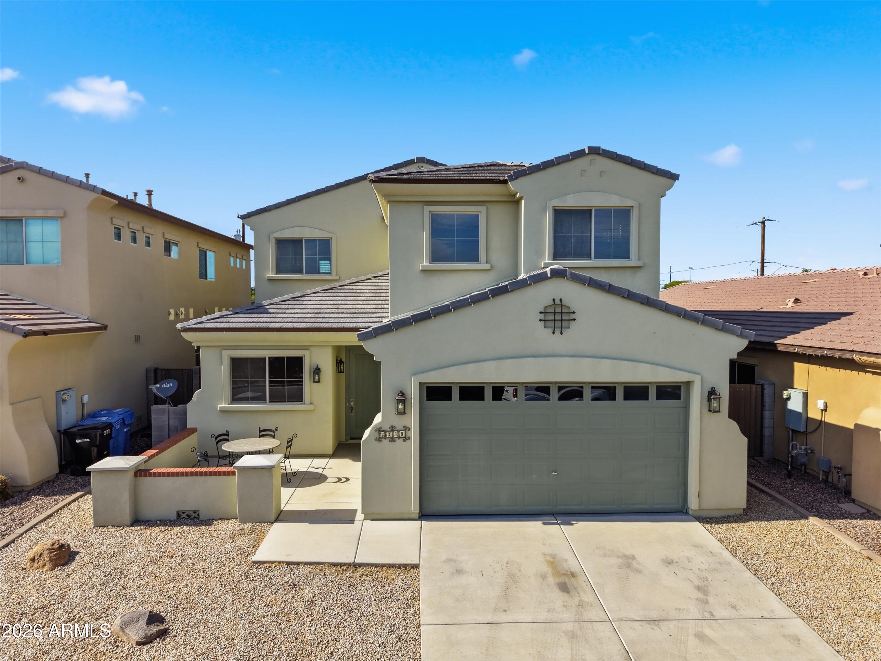 Built in 2018, this beautifully maintained home is tucked inside the private 12-home community of Nola Estates, offering the perfect blend of modern living and central Phoenix convenience. Featuring 4 bedrooms, 2.5 baths, a huge upstairs loft, and nearly 2,800 sq ft, this home boasts an open-concept floor plan, granite countertops, gas cooking, custom cabinetry, tile flooring, and a luxurious primary suite with a walk-in closet and oversized super shower. Enjoy a covered patio, low-maintenance backyard, and 2-car garage. Minutes from Downtown Phoenix, Uptown, Midtown, Light Rail, GCU, major hospitals, shopping, dining, and I-17--ideal for commuters seeking a newer home in an established central location.