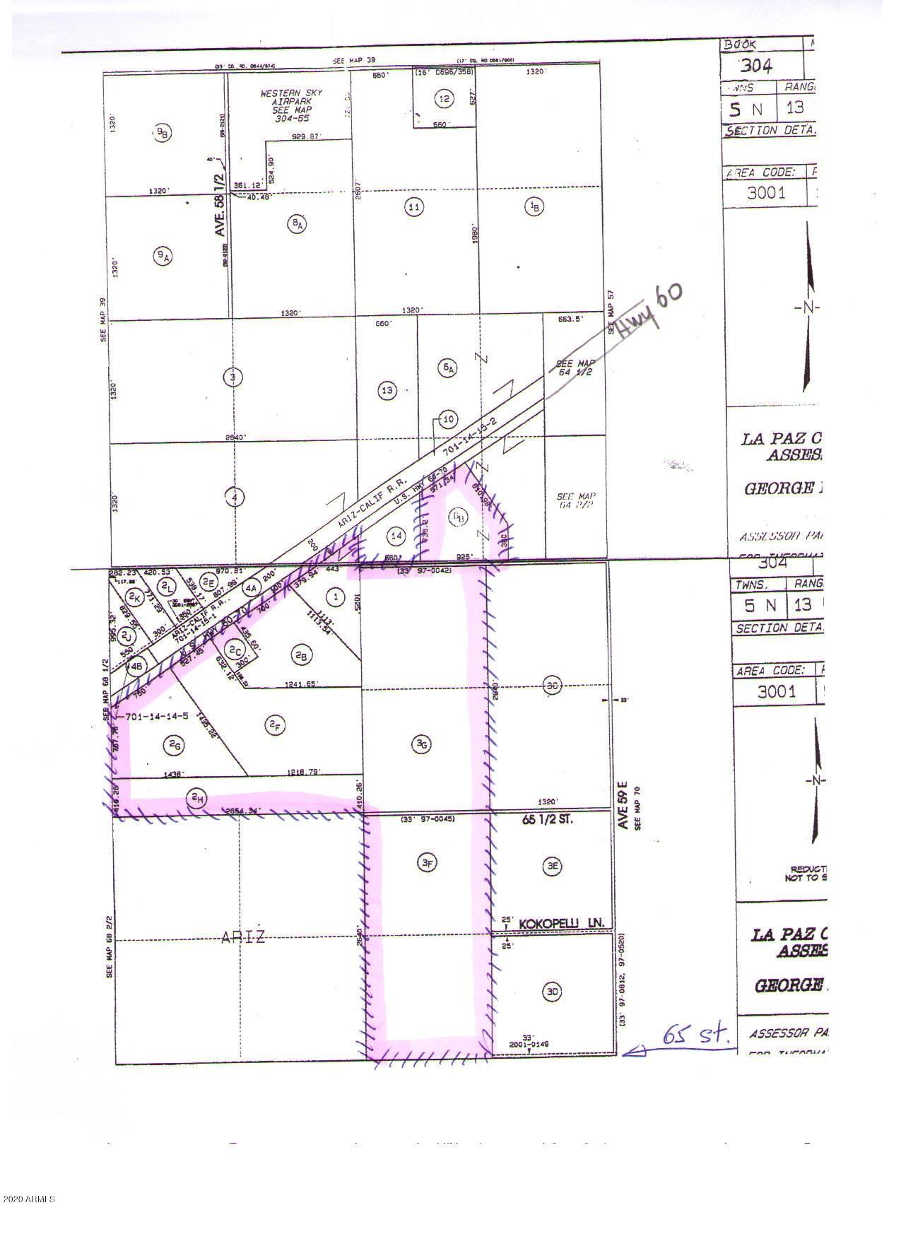 SALOME HIGHWAY 60 SUNLAND ESTATE 250 ACRES - Land