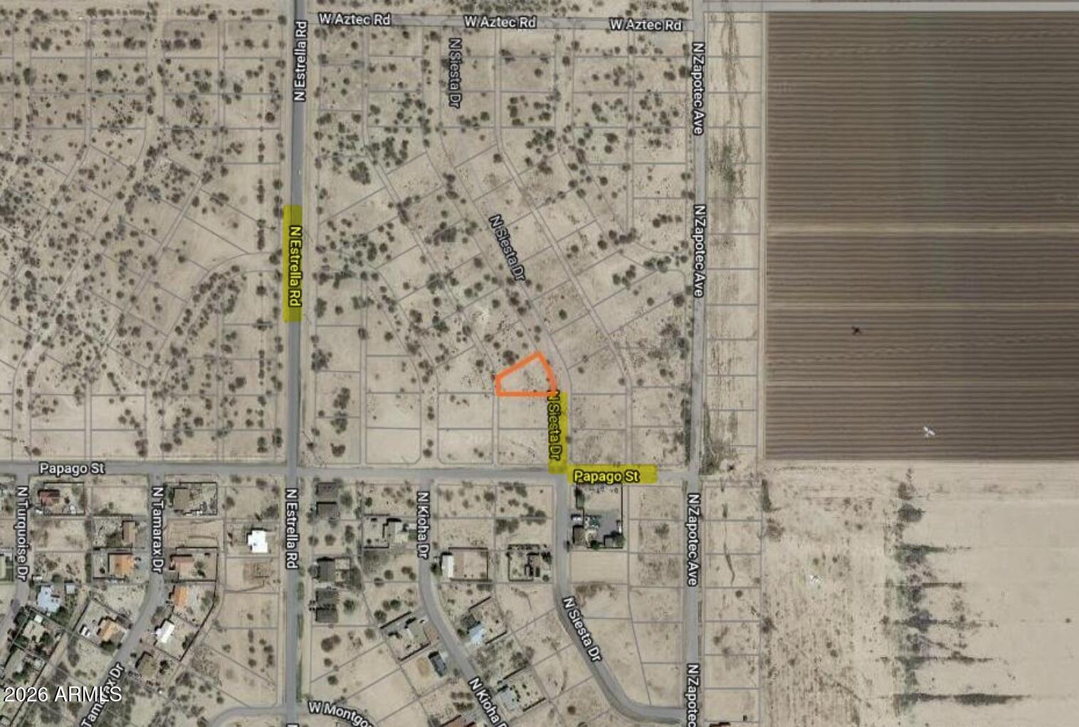 TOLTEC/ARIZONA VALLEY UNIT SIXTEEN - Land