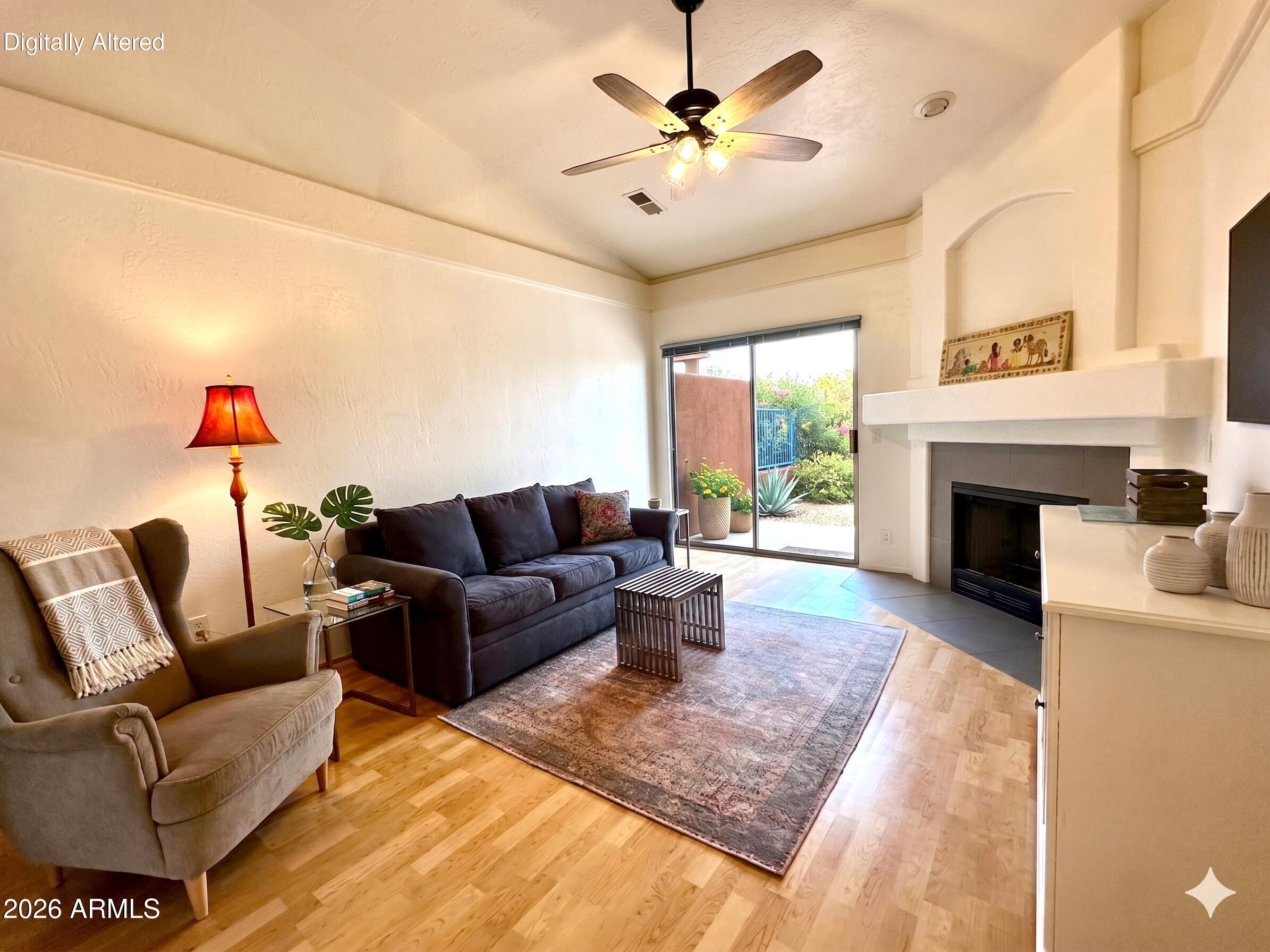 This townhome in Nepenthe in West Sedona offers incredible natural light, creating a warm and inviting atmosphere. 
Notable upgrades include beautiful maple laminate and tile flooring throughout, the  primary bedroom window was replaced. The   carport and back patio were rebuilt (2021), an updated and tested fire safety system (2022), and a newly replaced front bedroom window (2026). 

For those who appreciate energy efficiency, additional insulation has been added to the garage, helping keep utility costs low while maintaining year-round comfort.

This home is truly move-in ready and reflects immaculate pride of ownership.

Close to hiking and biking trails, shopping and grocery stores, movie theater, and the post office. 30 day minimum rentals.