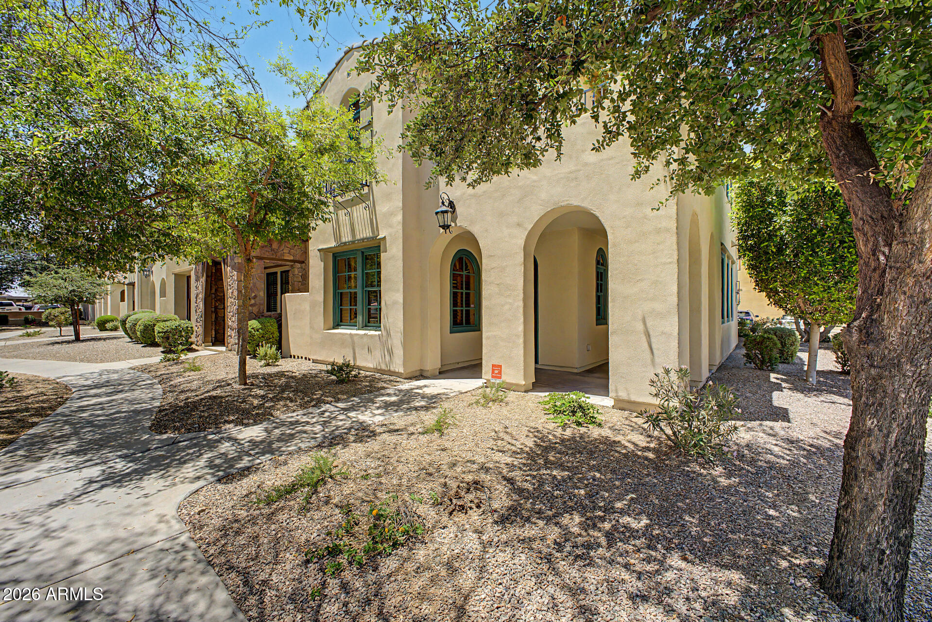 Located in the Cottages at Lakewood, this must-see home boasts stunning upgrades throughout! Gorgeous cast-iron doors welcome you in. The kitchen features high-grade granite countertops, custom travertine backsplash, top-of-the-line cabinetry & SS appliances w/ Bosch induction cooktop & brand new refrigerator. Master bath offers oversized tub & travertine shower. Enjoy upgraded flooring, travertine tile, freshly painted interior, plantation shutters, custom baseboards & beautiful fixtures. Pella wood windows & upgraded doors add elegance. Smart features include surround sound, newer tankless water heater, alarm, pre-wired 220V hookup & CAT5 wiring. Epoxied garage floor & 2021 exterior paint! Relax on two patios, upstairs balcony or stroll the lake & parks!