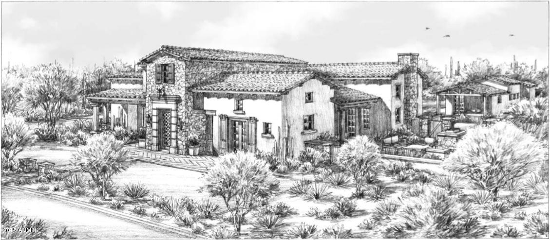 Exquisite 5,239 square foot Ranch Hacienda home located just a short walk from the exclusive Silverleaf Club. This masterpiece features stunning clean and elegant custom finishes throughout.The home offers a livable, open floor plan featuring a Great Room and detached 522 SQ FT spacious Casita. The expansive yard space encompasses numerous outdoor destinations to maximize entertaining and enjoys views of both the McDowell mountains,Camelback Mountain,and spectacular sonoran sunsets. This home is truly special new build opportunity. Anticipated completion May 2016.