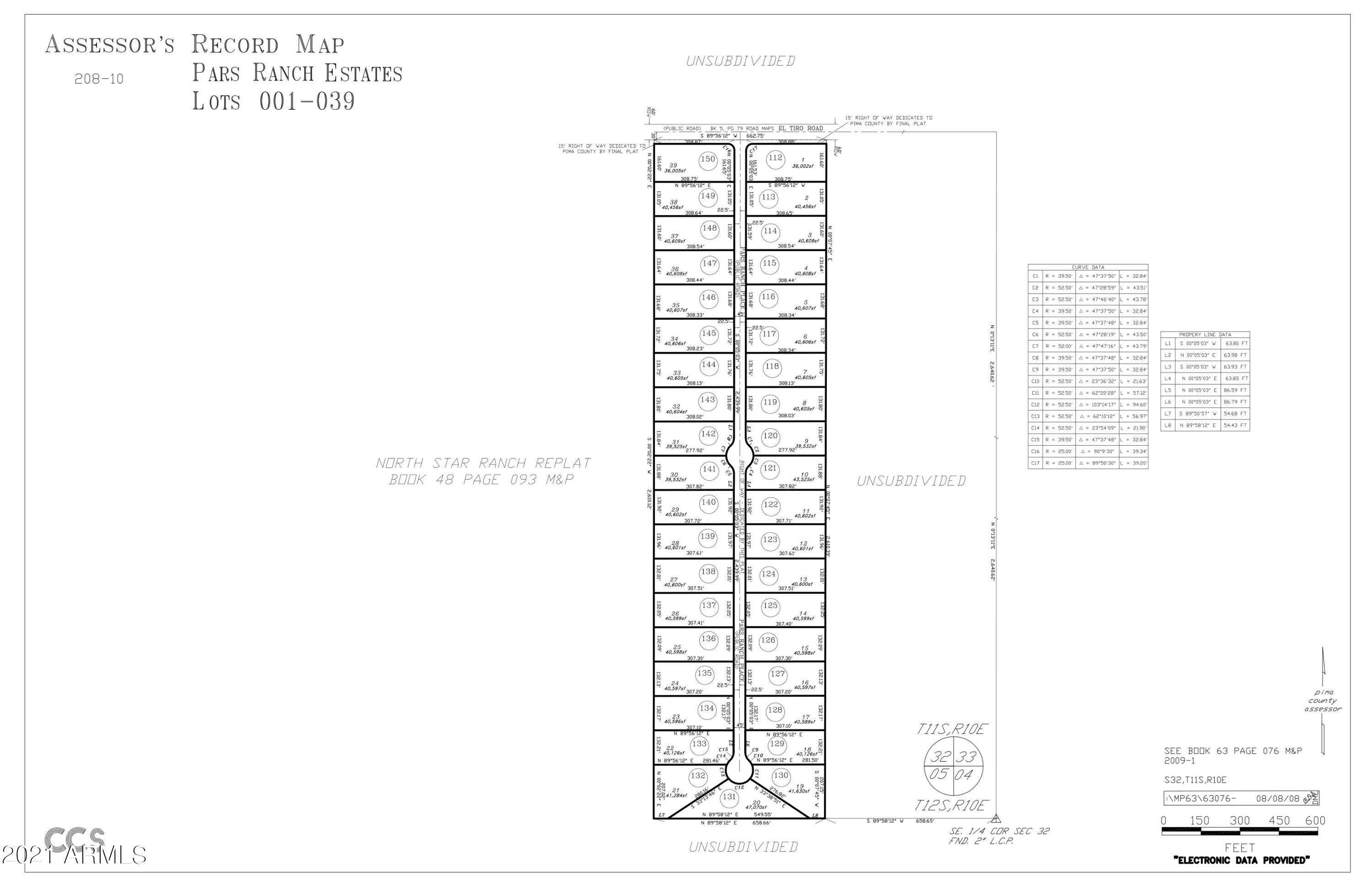PARS RANCH ESTATES - Land