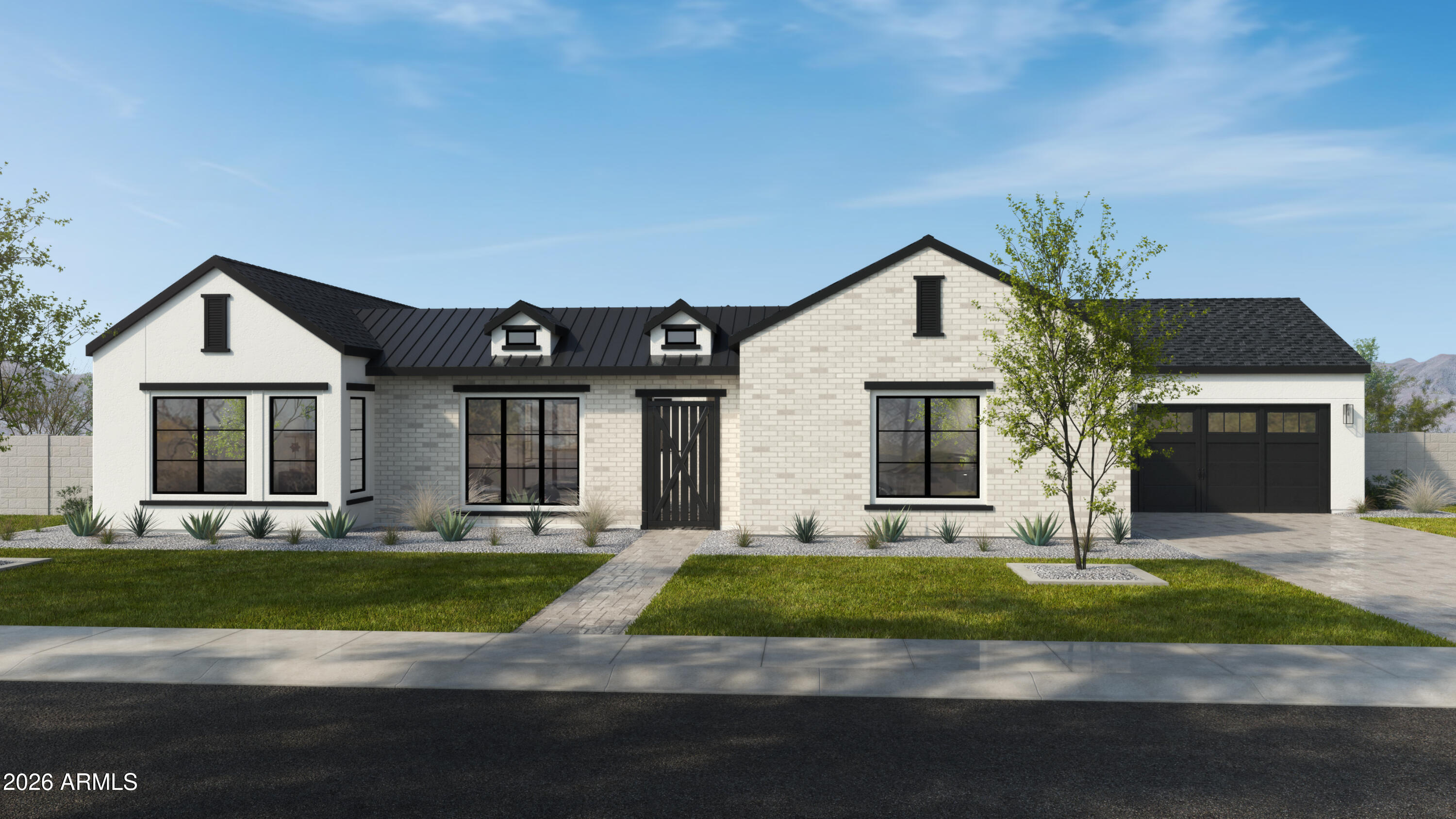 Early-stage pricing and can re-select finishes! 
Introducing the stunning Saguaro Plan by Thomas James Homes, set to start construction soon and still time to select finishes! Located in one of Scottsdale's most desirable neighborhoods, situated on an expansive homesite, this thoughtfully designed transitional residence offers approximately 5,055 square feet of luxury living with 5 bedrooms, 5.5 bathrooms, and a 4-car garage.
Designed for effortless living and elevated entertainment, the open-concept floor plan features spacious gathering areas, a chef-inspired kitchen, and seamless indoor-outdoor integration. The private owner's retreat provides a spa-like sanctuary, while generously sized secondary bedrooms offer comfort and flexibility for family and guests. Located within the highly sought-after Scottsdale area and served by top-rated schools, this exceptional new construction home combines sophisticated design, premium craftsmanship, and the rare opportunity to own a brand-new luxury residence in an established neighborhood. Estimated completion May 2027.