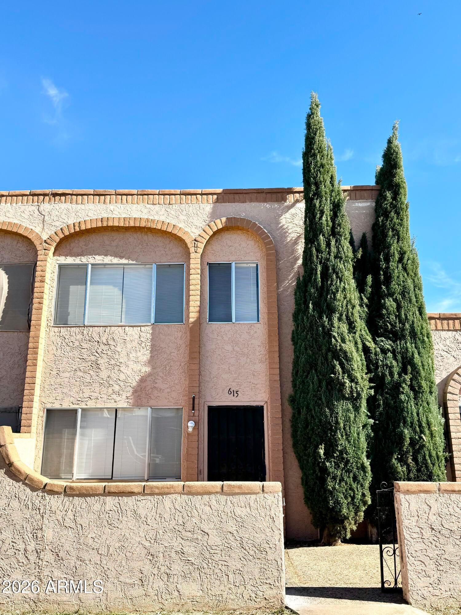 Newly remodeled, four bedroom, two bath, two story property with attached carport in back. Small sitting area in the front and backyard area. Utility room outside with extra storage. Located very close to Fort Huachuca.
