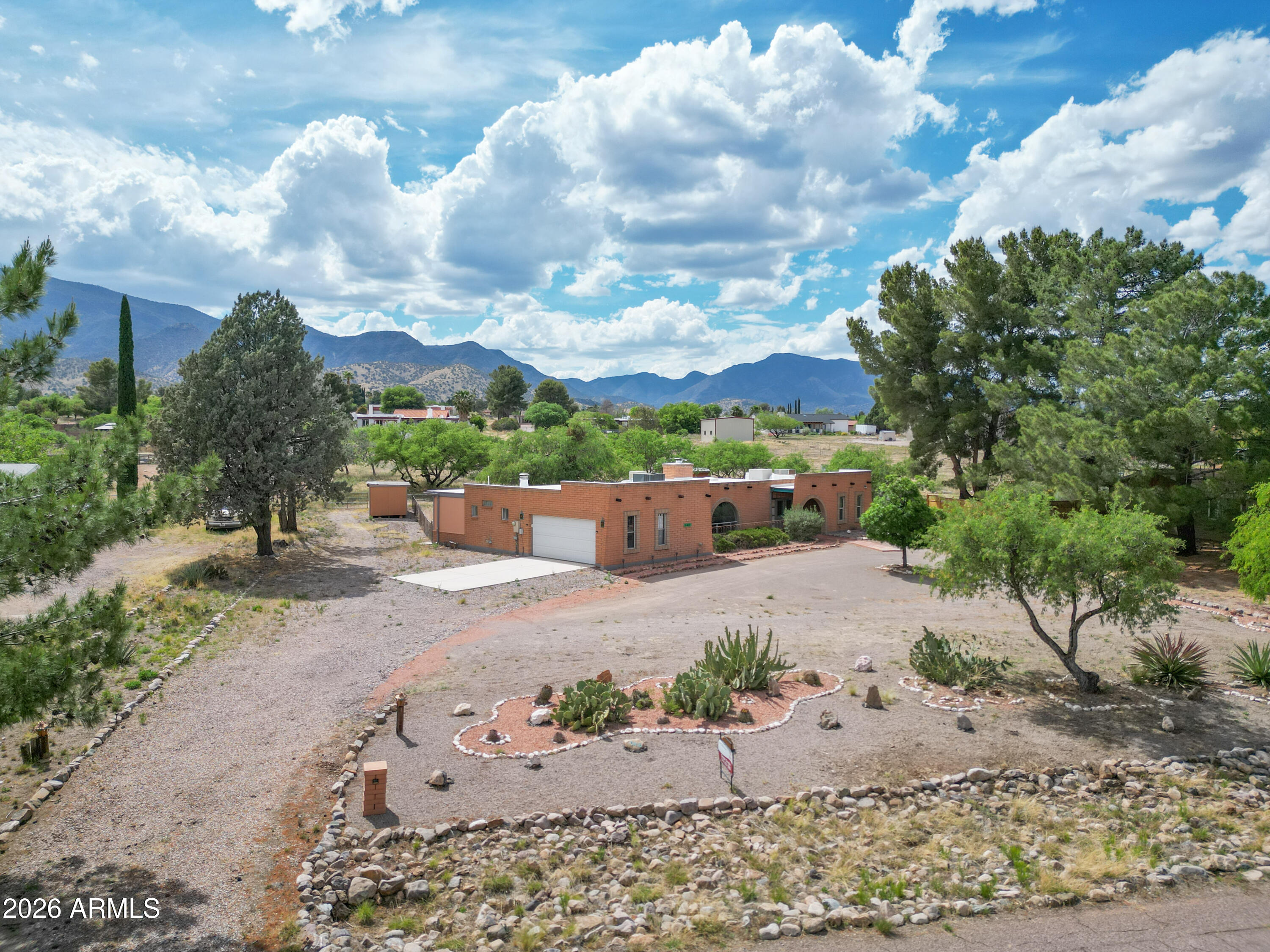 This beautiful home offers spacious living on a 1.24-acre lot. Nestled in one of the most desirable areas, this property delivers everything you're looking for - comfort, privacy, mountain views, and subtle upgrades. Step inside to find a large kitchen with breakfast bar featuring newer upgraded appliances. Multiple living areas offer versatile spaces for relaxing or entertaining guests.  New floorings in Living Rm & Main BR; Brand New HVAC; Brand New Roof Coating; Brand New Garbage Disposal & 2 Ceiling Fans. The large, fenced backyard is perfect for outdoor enjoyment and comes with plenty of outdoor storage. Horse-friendly, with RV gate and parking, this property is ready for all your toys and animals. Soak in the breathtaking mountain views, enjoy the space and privacy of your land!!!
