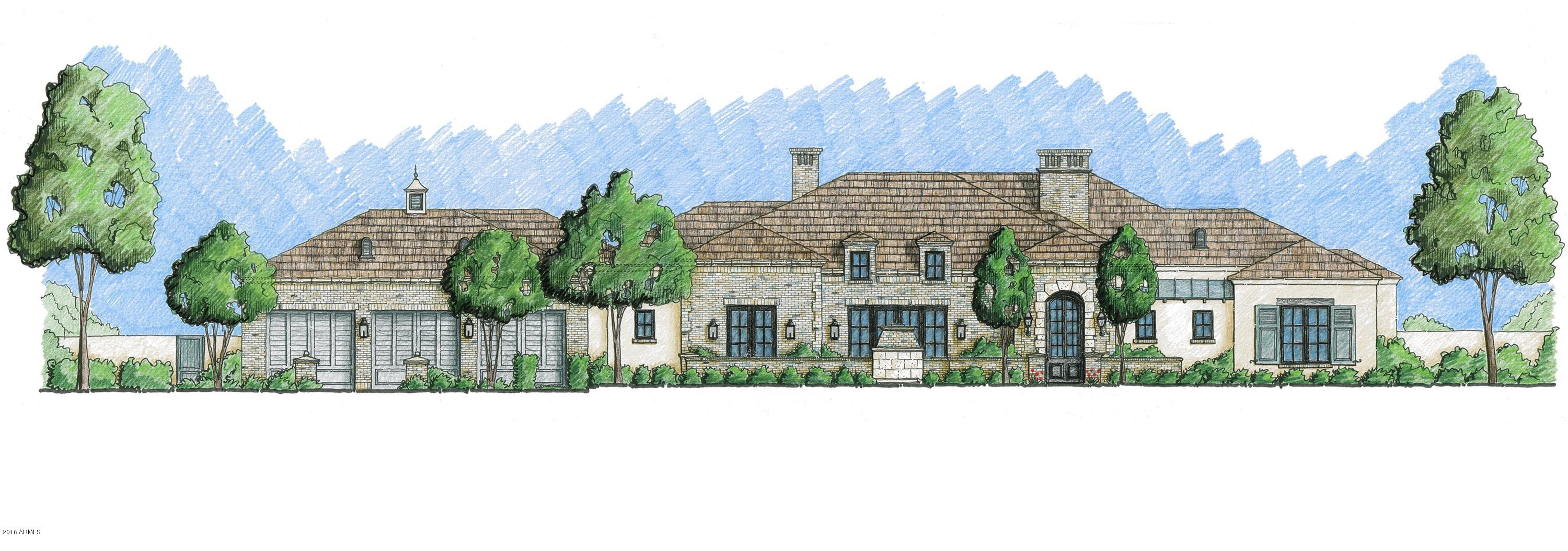 Ignore days on market, this is NEW CONSTRUCTION just complete end of May 2016! This elegant estate, is a flawless combination of old world design and modern sophistication. A NANCE CONSTRUCTION masterpiece brought to you by the unrivaled  team of architect Matt Thomas; designer Berkley Interiors; and landscape by Refined Gardens. This European Provincial, positioned splendidly inside the 24 hr. guard gated Casa Blanca Estates, is truly unmatched. Exquisite details include reclaimed brick, hand-crafted plaster walls throughout, wide plank wood floors, an antique tin ceiling, and countless details. Formal dining room with French doors opens to the Indiana Limestone Patio with gas fireplace. State of the art gourmet kitchen which features vaulted plank wood ceilings and a Butler's Pantry with an extra walk in refrigerator.
Master Suite offers 2 completely separate master bathrooms, a limestone fireplace, and washer/dryer hookup in her walk in closet. The stunning grounds, thoughtful details, amazing views, and wonderful outdoor living spaces make this a must see for anyone looking for the very best of what Paradise Valley has to offer. Planned completion date of April 2016.Call for more information, or to schedule an appointment to walk the property with the Valley's most meticulous and celebrated custom home builder. This project will be National Green Building Standard Green certified (NGBS Green) and will also be built and labeled as an Energy Star New Home.