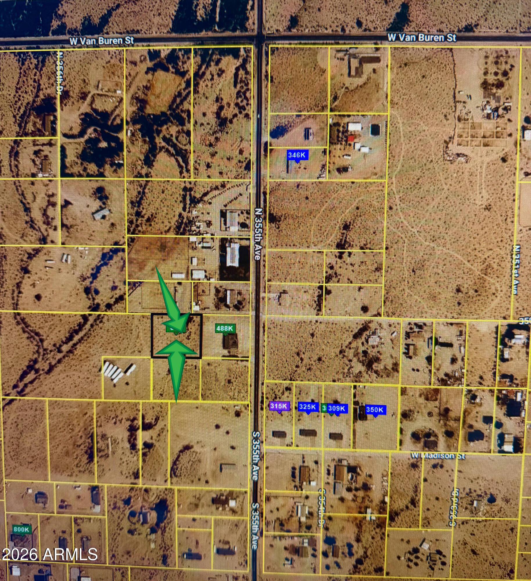 POR OF PCL 4 SURVEY OF A PORTION OF SECTION 12 T1N R6W MCR 416-09 DAF TH PT OF N 1/3 OF E2 S2 NE4 S - Land