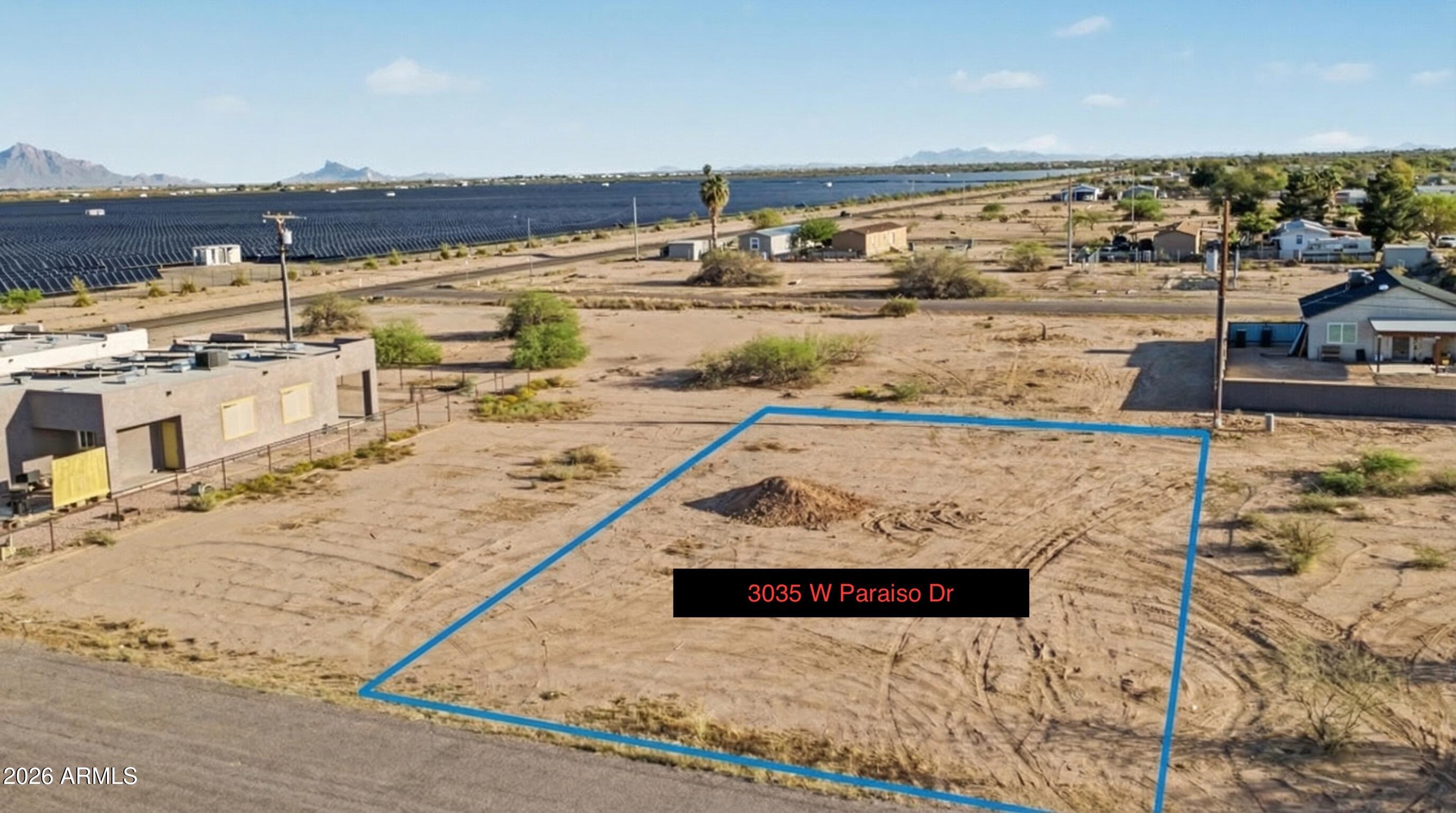 This spacious lot offers the perfect blend of privacy and convenience, ideally located just off the I-10 for quick access to shopping, dining, and everyday essentials. Enjoy peaceful desert living with wide-open space and no immediate neighbors, giving you the freedom to design and build your dream home exactly how you envision it. Utilities are already available at the lot line, making your build even more seamless.