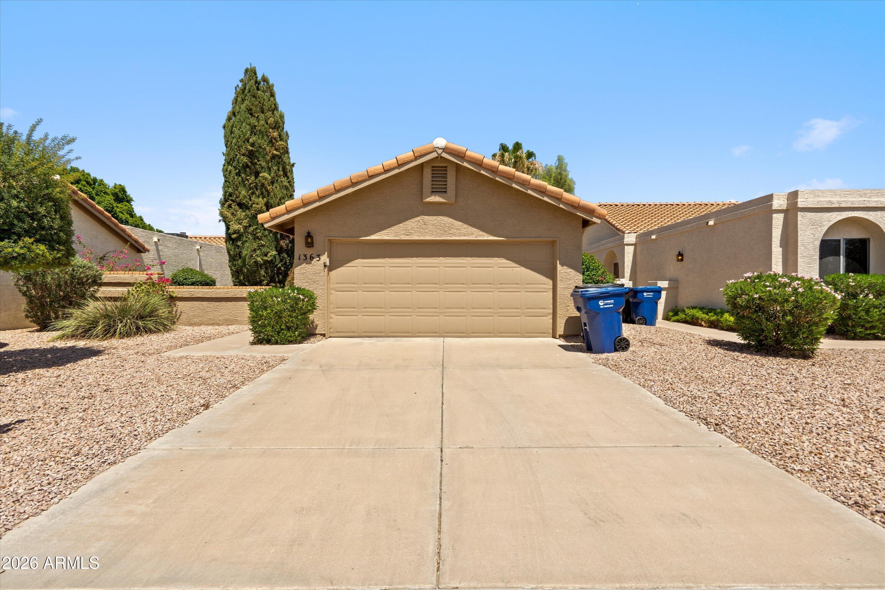 Charming Chandler Home - Move-In Ready & Move-In Soon! well-cared-for 3-bedroom, 2-bathroom home in the desirable Silver Gate 3 community, ideally located near Dobson and Ray in Chandler! This home offers the perfect blend of comfort and convenience, with easy freeway access and just minutes from Chandler Fashion Center, plus an abundance of nearby shopping and dining options. Inside, you'll find beautiful cabinetry in the kitchen, and major updates already taken care of. The AC and roof replaced in 2023. Exterior of home was painted in 2023. The home has been freshly painted throughout. 
Step outside to a generous backyard featuring a covered back patio -- the perfect spot to relax and escape the Arizona heat. House is conveniently located just down the street from the community pool. With its prime location and thoughtful updates, this home is ready to welcome its next owner.
Don't miss your chance to make this East Valley gem your own!