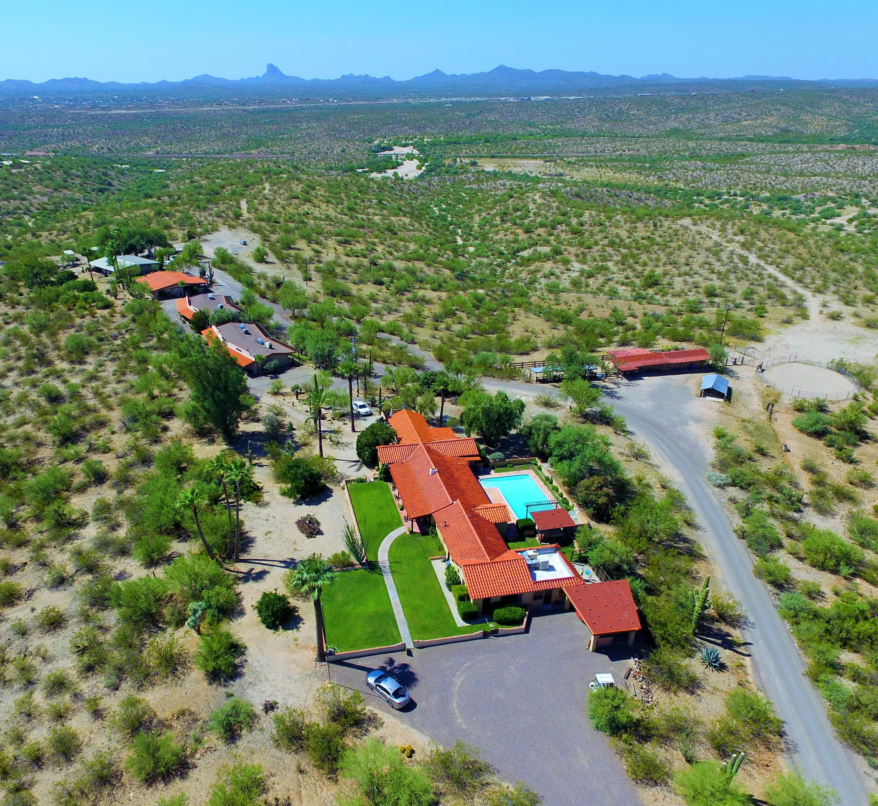 Rancho Casitas has a steeped history as a livestock, dude & guest ranch, offering vintage lodging, horse facilities & 112.63 Acres of high desert, exceptional location, character, mature landscaping & improvements. Family Operated for over 60 years and today centers on annual and seasonal guest operations.
Amenities consist of the main residence, plus two other homes, six casitas (w/1960's decor), pool & hot tub. 
Whether expanded in its present use, developed for equestrian estates, luxury homes or created into any number of wellness/therapeutic/rehabilitation retreats, the property has an unmatched setting and location for a successful development or corp/family retreat.
