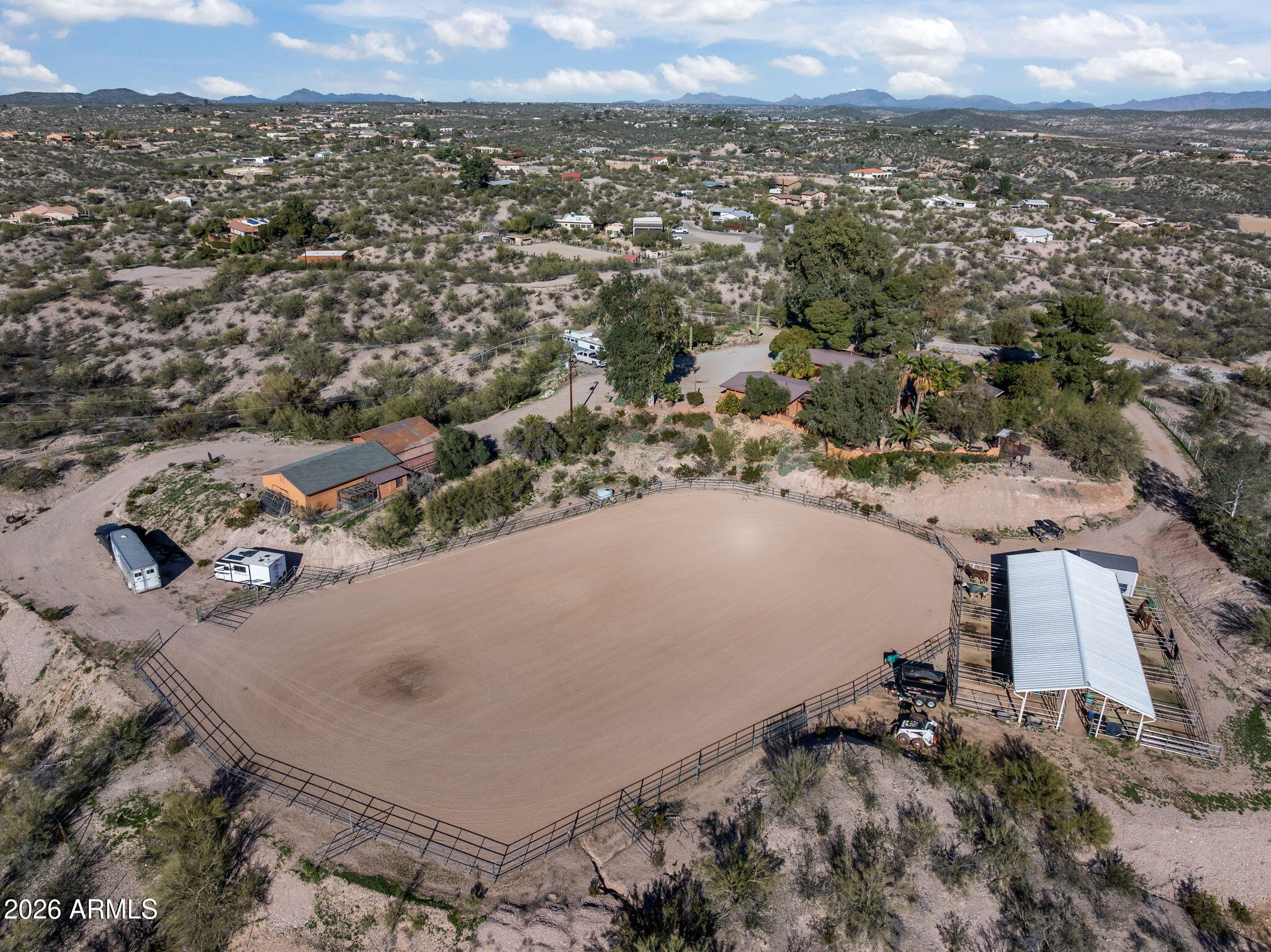 Metes and Bounds 3.47 acres 2 parcels total - Residential