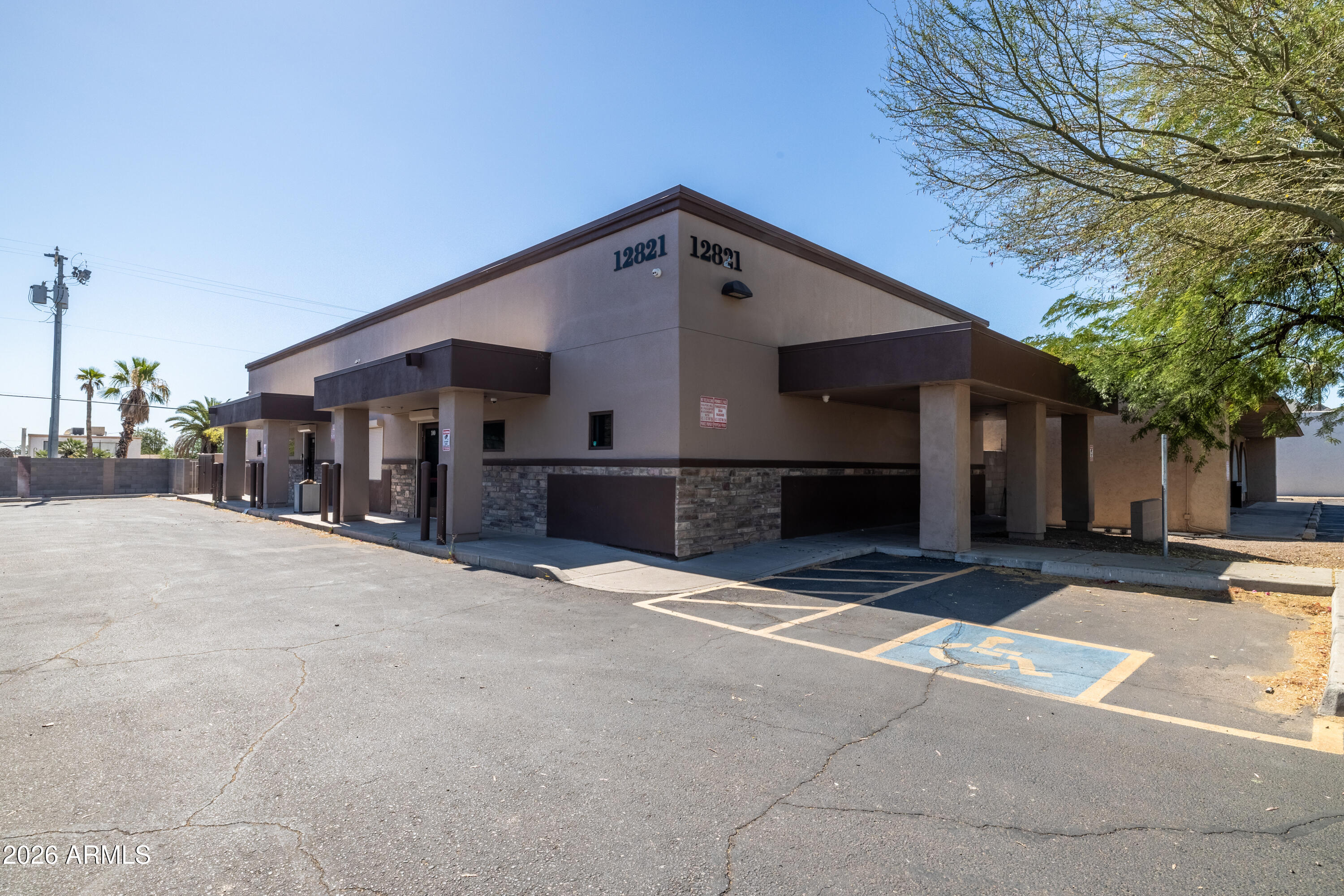 Turnkey freestanding medical/office building in North Central Phoenix, available for immediate owner-user or tenant occupancy. Built in 2006 with ADA-compliant restrooms, fire sprinklers, and energy-efficient construction. The property has been freshly painted with recent interior upgrades throughout. The building is divided into two
suites, offering flexibility to occupy the entire building, or lease a portion for additional income. The +/-2,000 SF suite includes a waiting room, reception area, corner office, five additional offices, and a dedicated restroom. The secondary ±1,000 SF suite features four private offices, one bathroom,
and additional storage space. The building is situated on a 15,126 SF lot with 15 parking spaces, Cave Creek Road frontage, and easy ingress/egress.