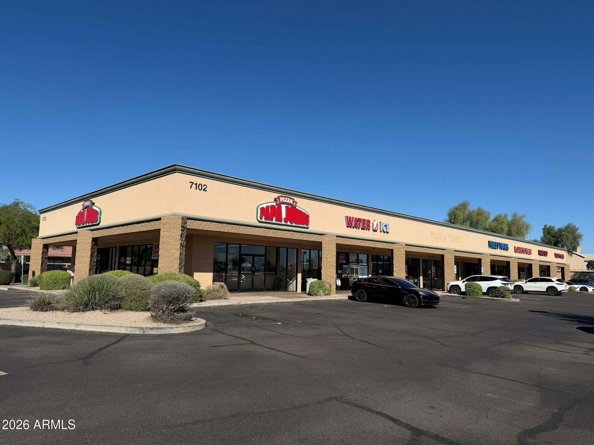 Situated at a hard corner location in Mesa, the property offers prime frontage along Baseline Road with excellent visibility and exposure. The center benefits from convenient access to both US 60 and Loop 202, providing strong connectivity throughout the East Valley. Located near Superstition Springs Center, the property is surrounded by a variety of retail, dining, and service amenities. The project features small, affordable suites that are well suited for a range of local businesses and service providers. Tenancy includes a stable mix of service oriented retailers, with both local and national tenants creating a diverse and established business environment.
