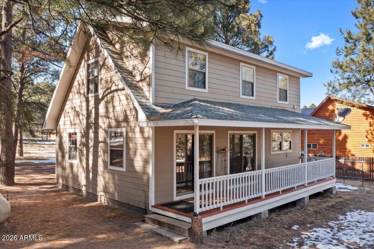 Nestled in a desirable Alpine location, this well-maintained home offers comfortable mountain living with added peace of mind. A newer roof installed in 2023 comes with a transferable warranty, providing long-term value for the next owner. The property is located on maintained roads, making year-round access easy and reliable. Enjoy the freedom of no HOA, allowing flexibility for full-time living or a second home. The setting offers a quiet, rural feel while still being conveniently close to town amenities, outdoor
recreation, frequent wildlife sightings, and everything Alpine is known for.
Whether you're looking for a primary residence or a mountain getaway, this property combines a solid update, a great location, and low restrictions an excellent opportunity in the heart of
Alpine..." The Alps of Arizona". Come check it out!