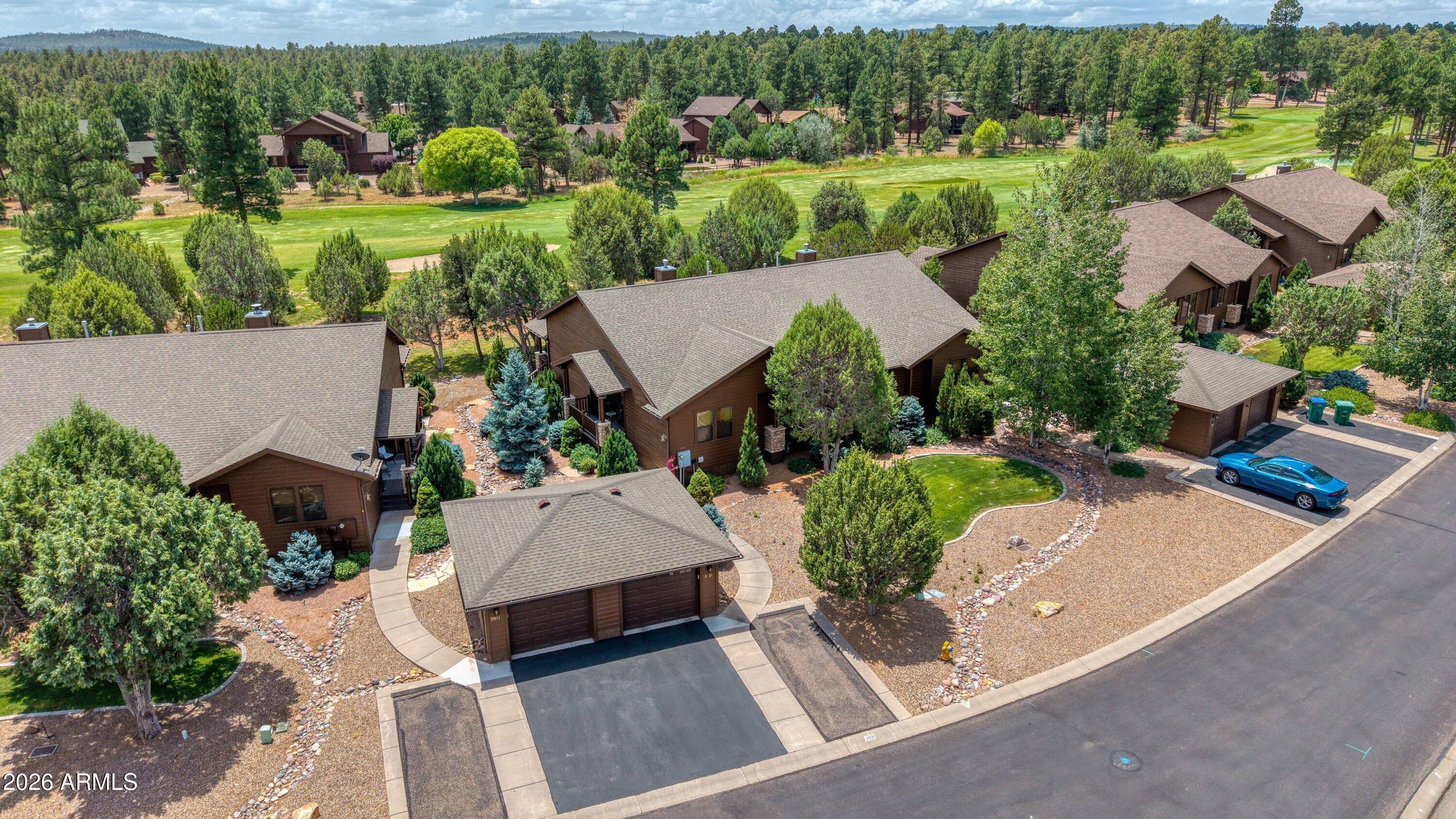 In the very private, gated community of Bison Retreat, homes on the golf course almost never come on the market. This is your opportunity to get one of the few. It's spacious, fully furnished and move in ready! This mountain retreat is beautifully updated, rustic yet elegant and is loaded with spectacular finishes and furnishings! This home is the perfect as full time, or lock and leave escape in the high country. Get away from the high summer temps and escape to your beautiful all-season new home. You'll love your private covered deck overlooking the golf course, the stunning master suite with over-sized walk-in closets and your large, rock fireplace. This fully furnished home even comes with a private garage with everything you need for your new home. Don't miss this amazing escape
